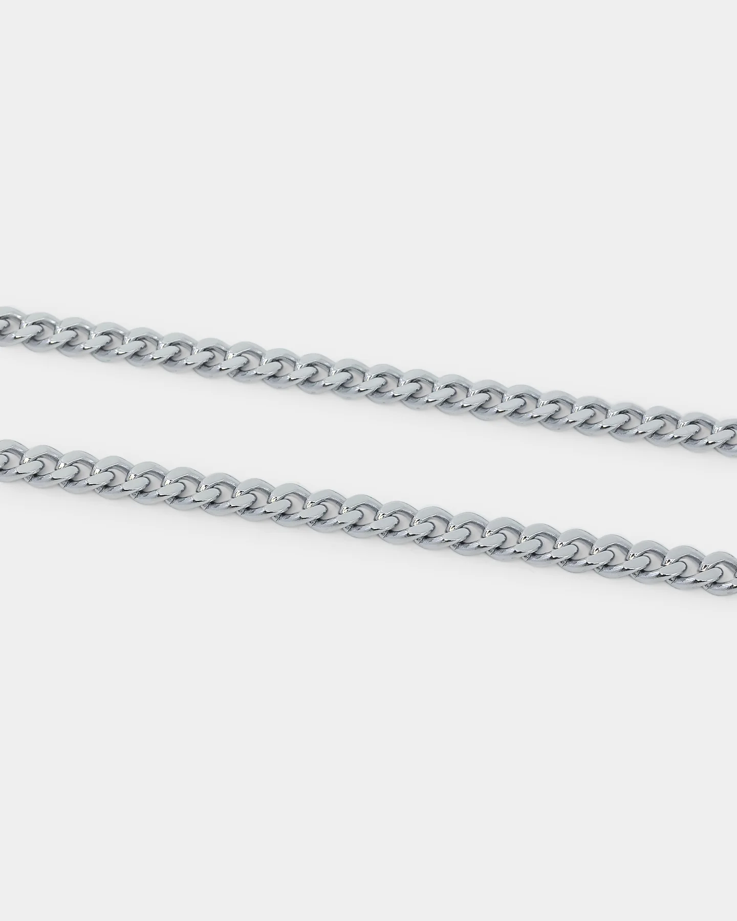 Saint Morta 5mm Cuban Chain White Gold - Image 5