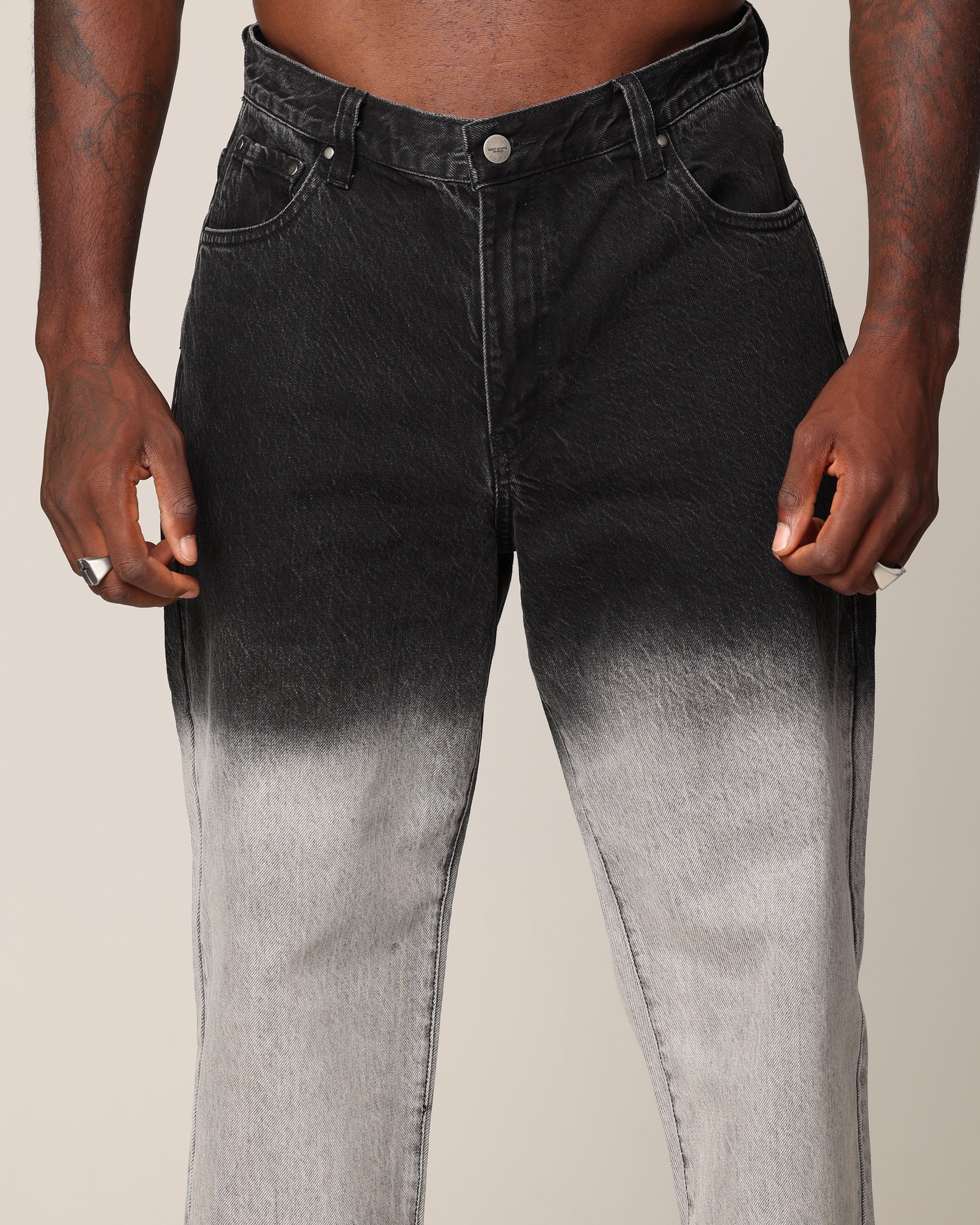 Saint Morta Acid Rain Psykhe Jeans Black Acid Rain - Image 7