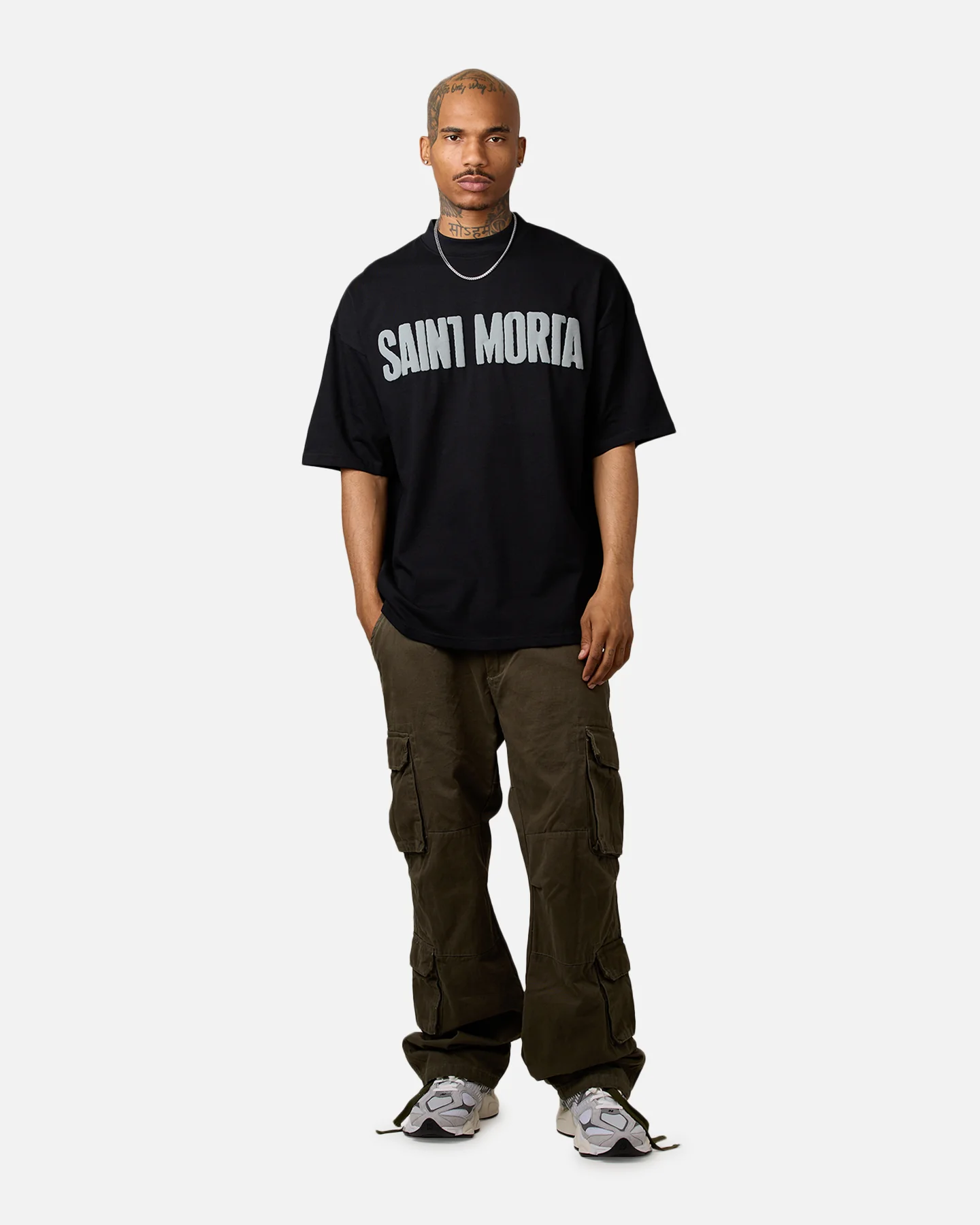 Saint Morta Ages Premium T-Shirt Black - Image 3