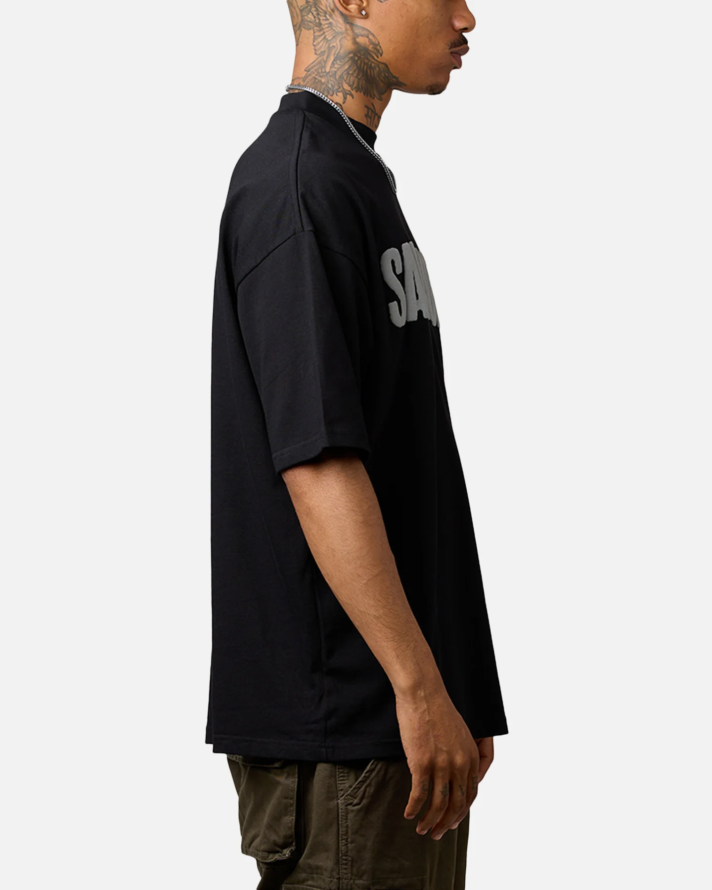 Saint Morta Ages Premium T-Shirt Black - Image 4