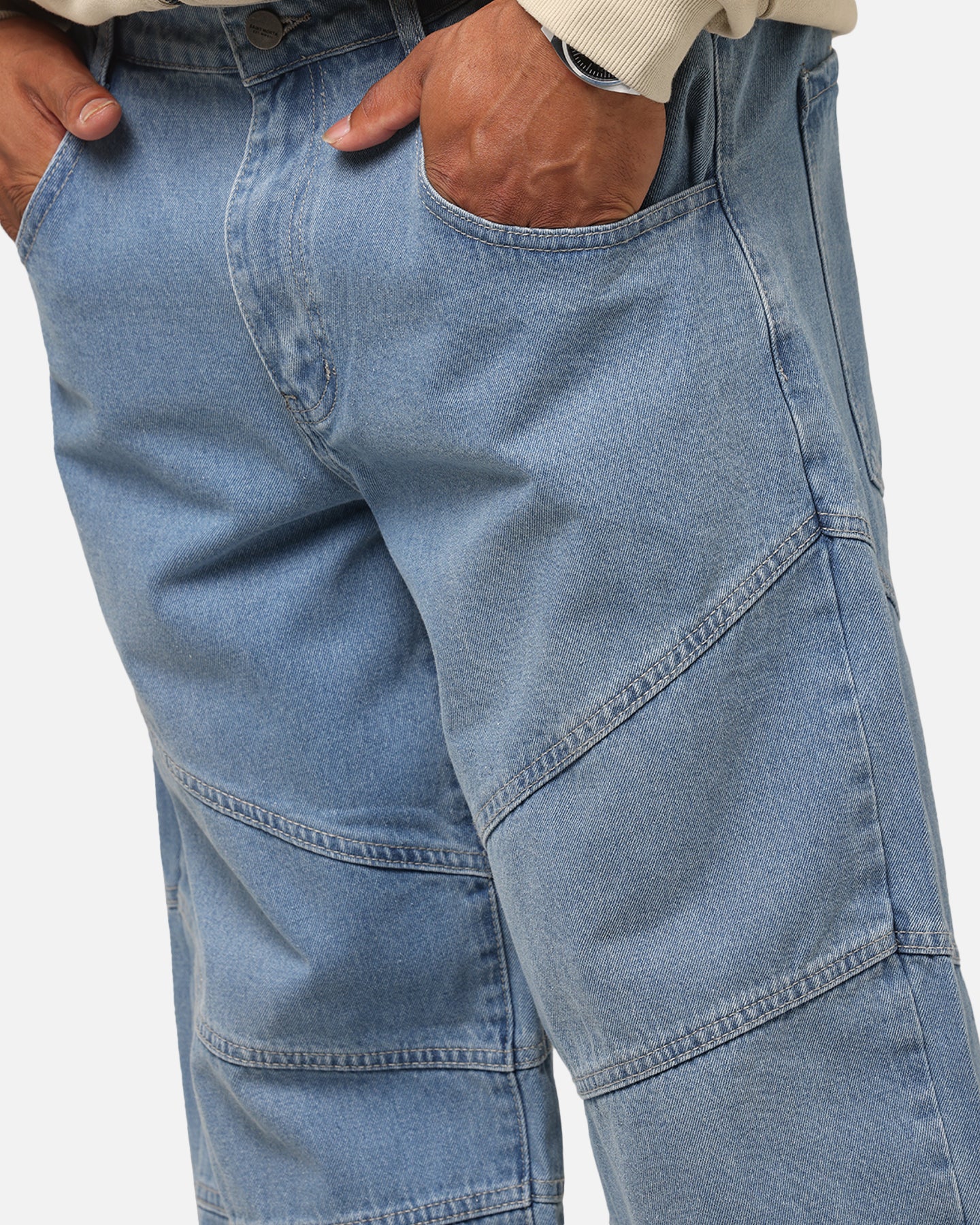 Saint Morta Amplus Armoury Jeans Mid Blue - Image 4