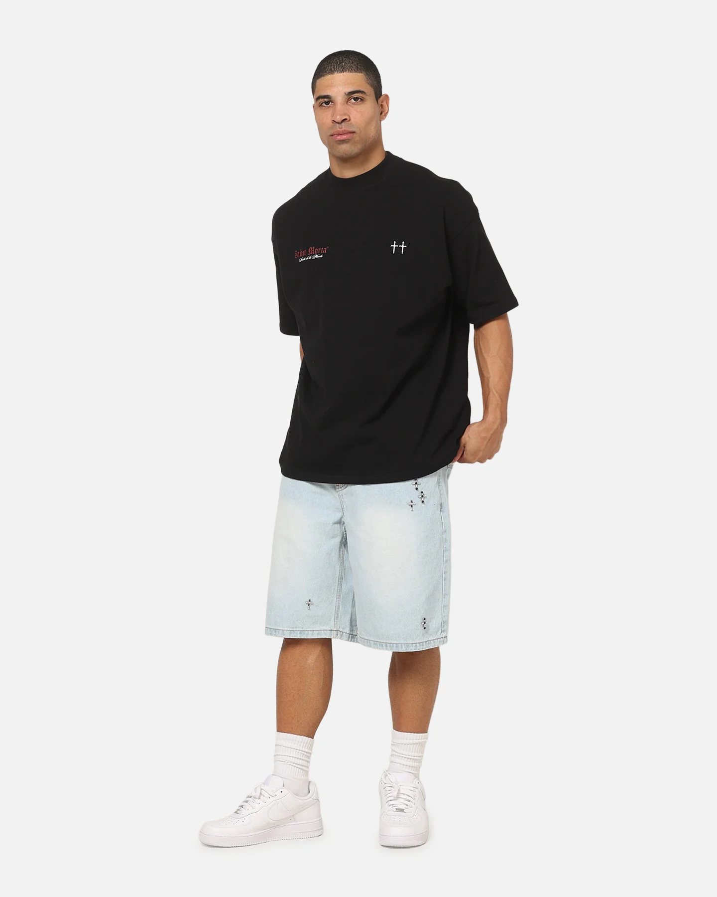 Saint Morta Amplus Credo Jorts Blue - Image 2