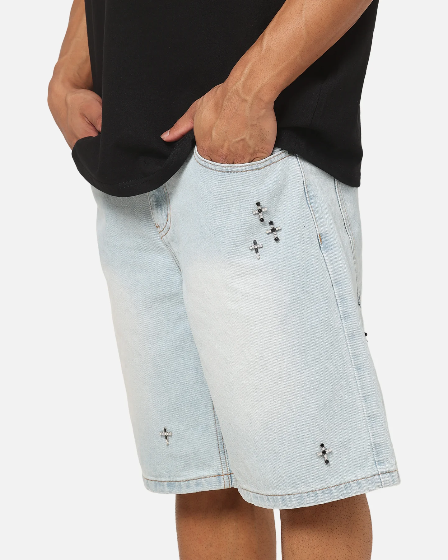 Saint Morta Amplus Credo Jorts Blue - Image 3