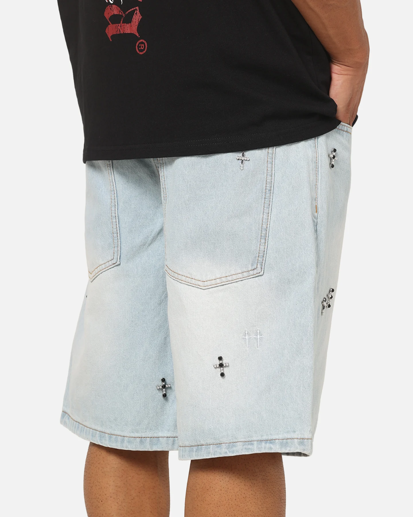 Saint Morta Amplus Credo Jorts Blue - Image 4
