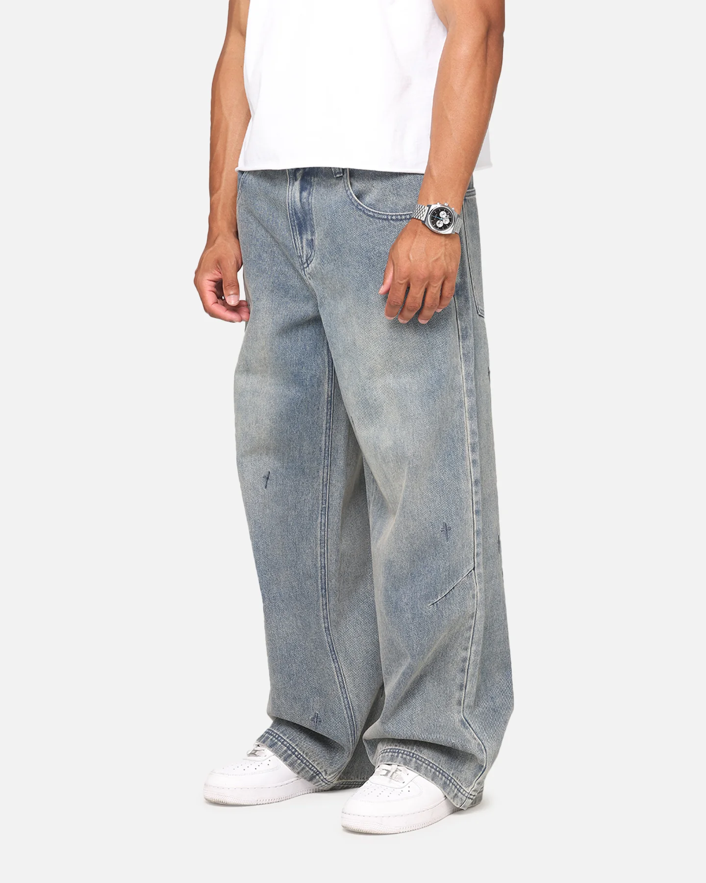 Saint Morta Amplus Graveyard Jeans Dirty Denim - Image 6