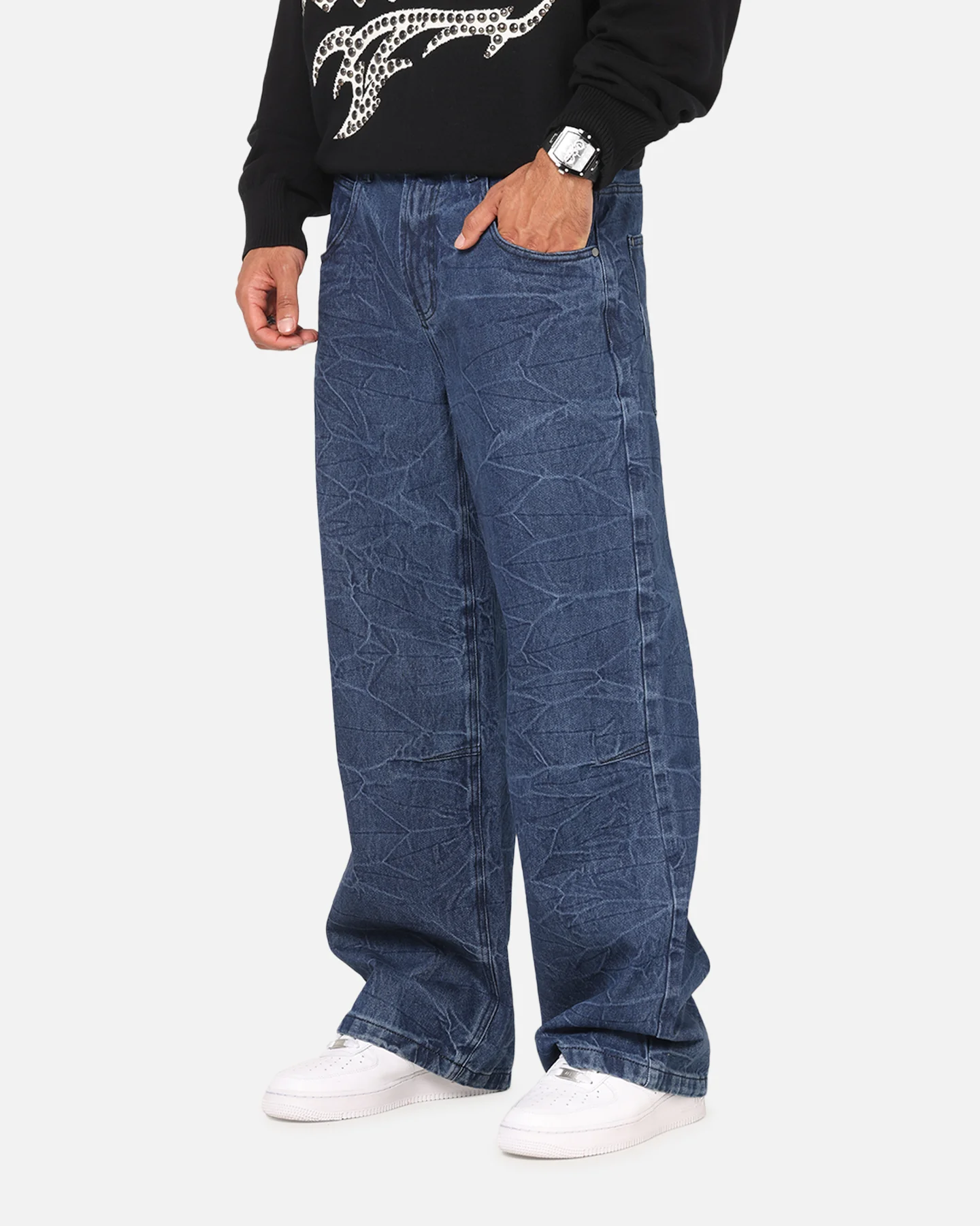 Saint Morta Amplus Jeans Crinkle Stonewash - Image 6