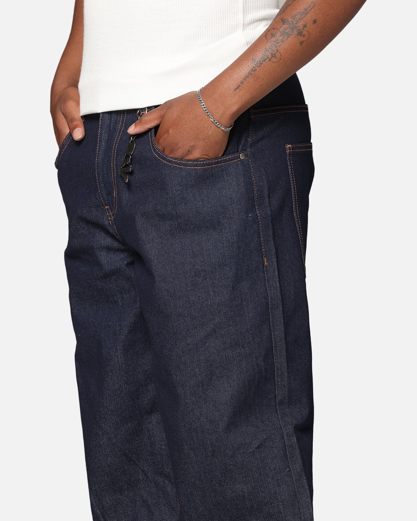 Saint Morta Amplus Jeans Indigo/Tan - Image 3
