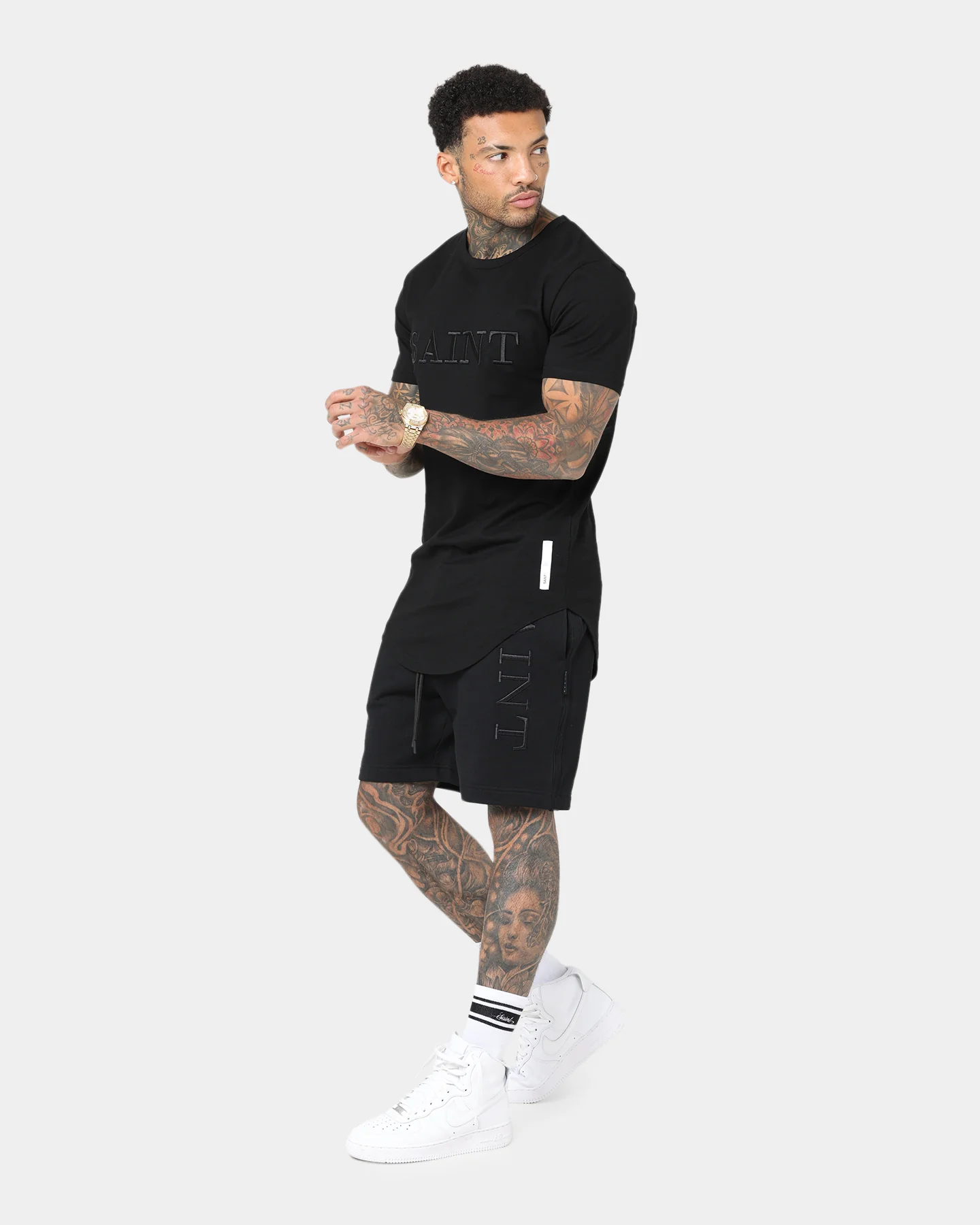 Saint Morta Annex El Duplo Short Sleeve T-Shirt Black - Image 2