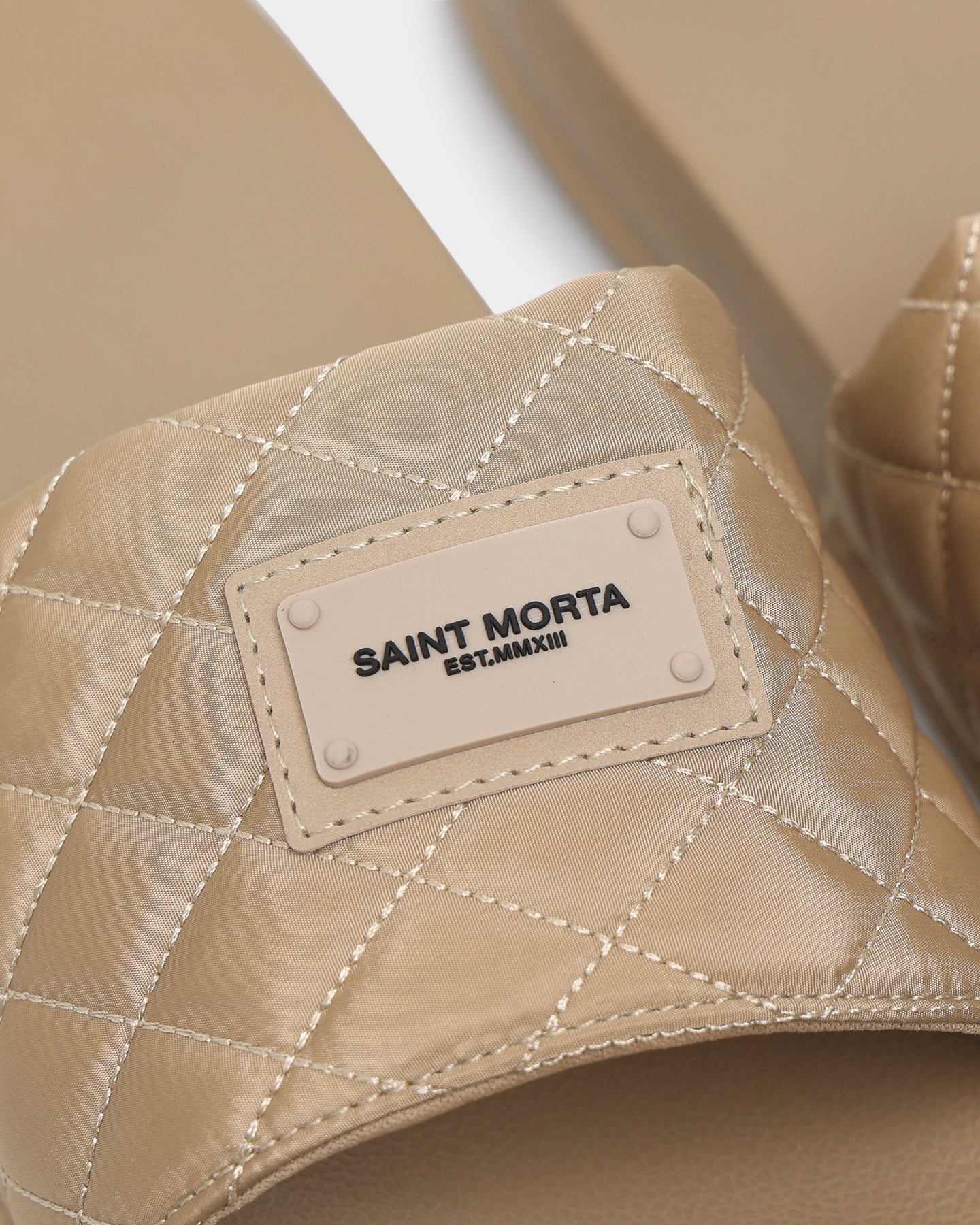 Saint Morta Annex Quilted Slides Stone - Image 3
