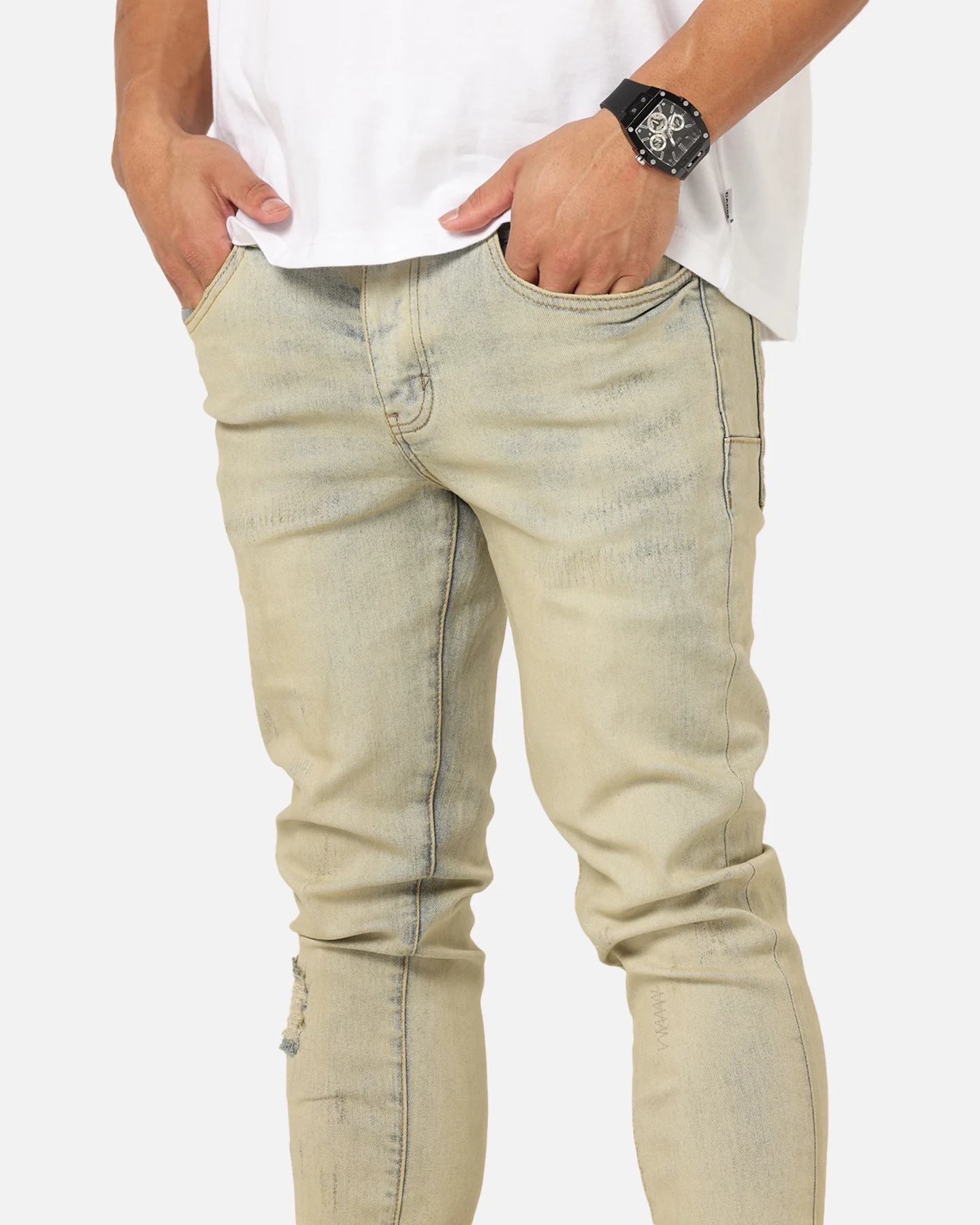 Saint Morta Antique Dynasty Jeans Light Blue - Image 3