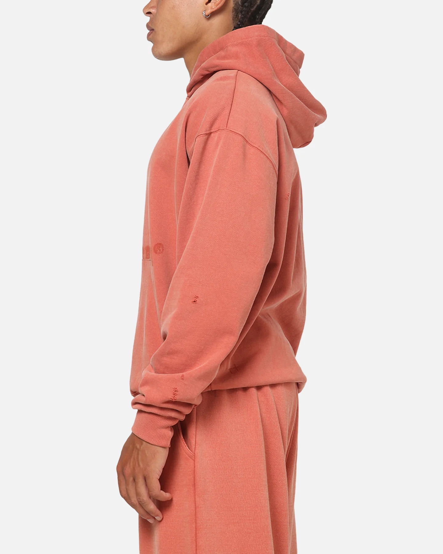 Saint Morta Apocalypse Boxy Hoodie Washed Burnt Orange - Image 5