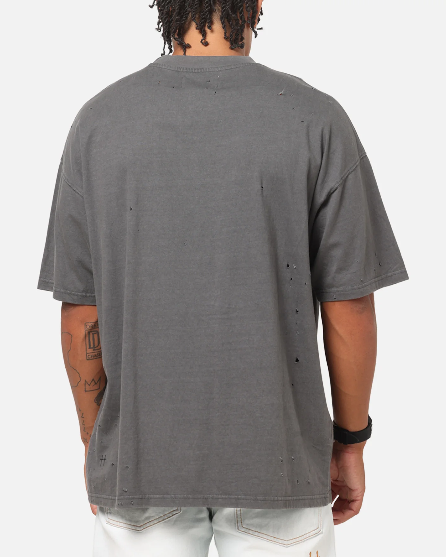 Saint Morta Apocalypse Boxy T-Shirt Washed Charcoal - Image 3