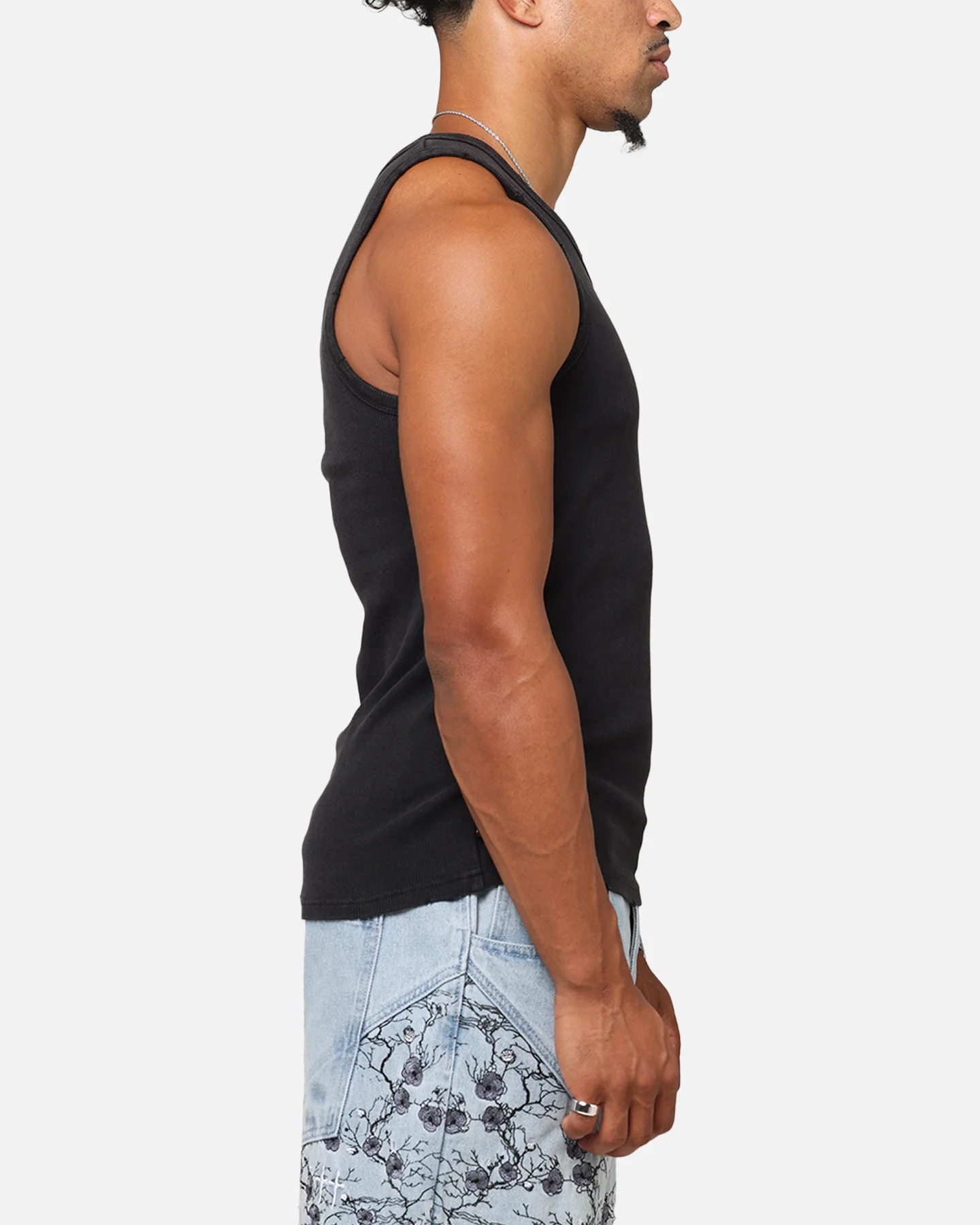 Saint Morta Arvina Distressed Singlet Black - Image 4