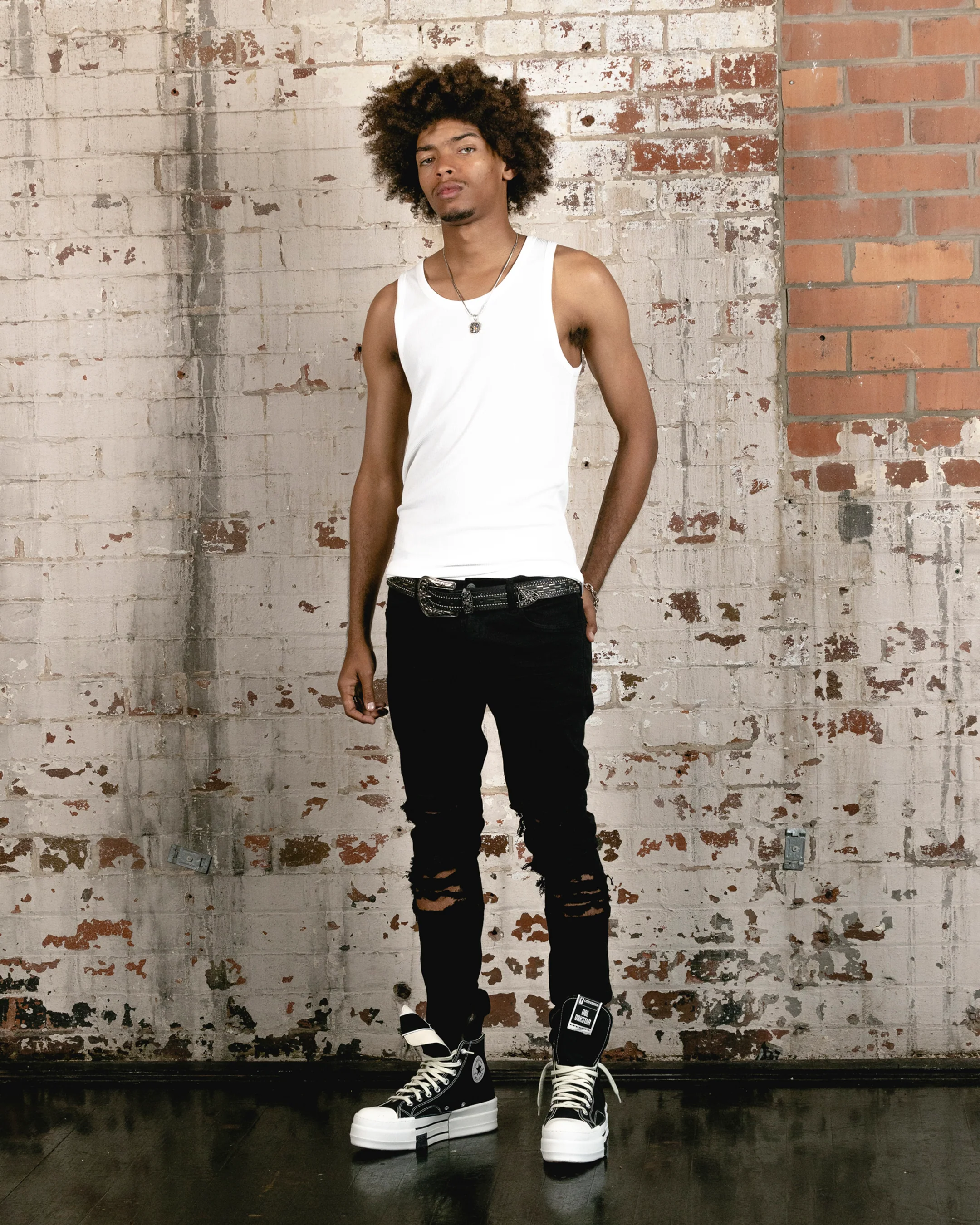 Saint Morta Arvina Waffle Singlet White - Image 10