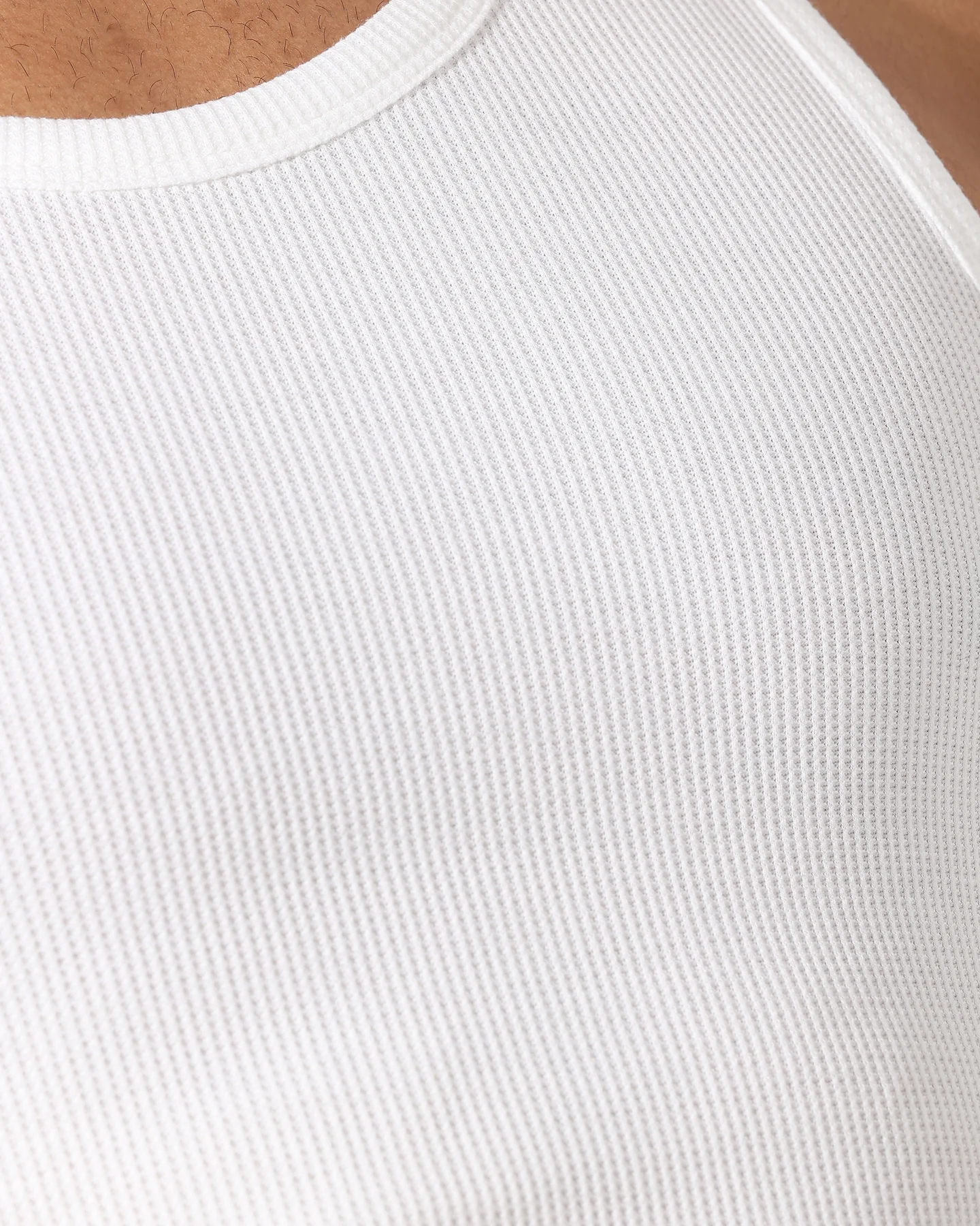 Saint Morta Arvina Waffle Singlet White - Image 16