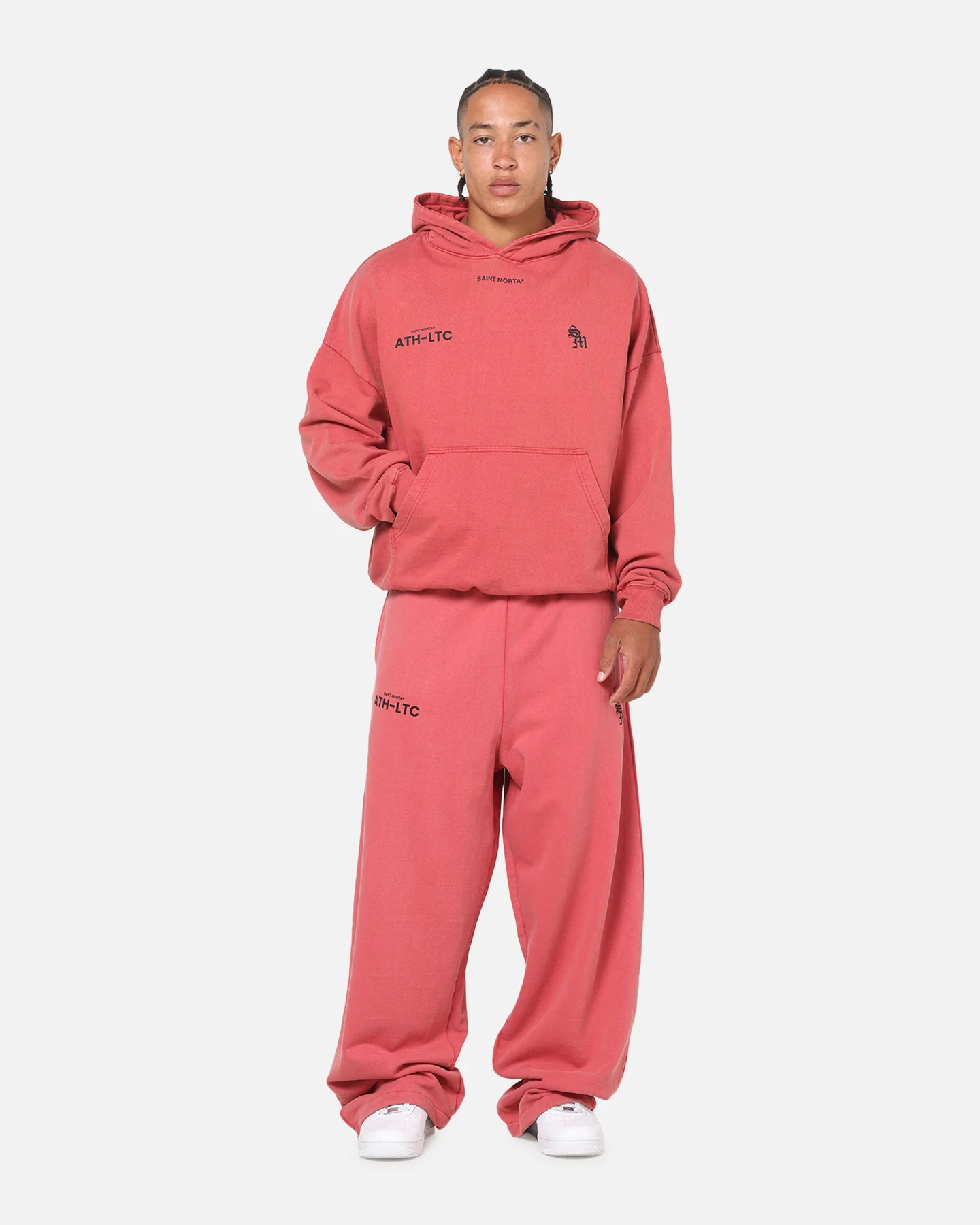 Saint Morta Athltc S2 Baggy Sweatpants Pigment Washed - Image 2