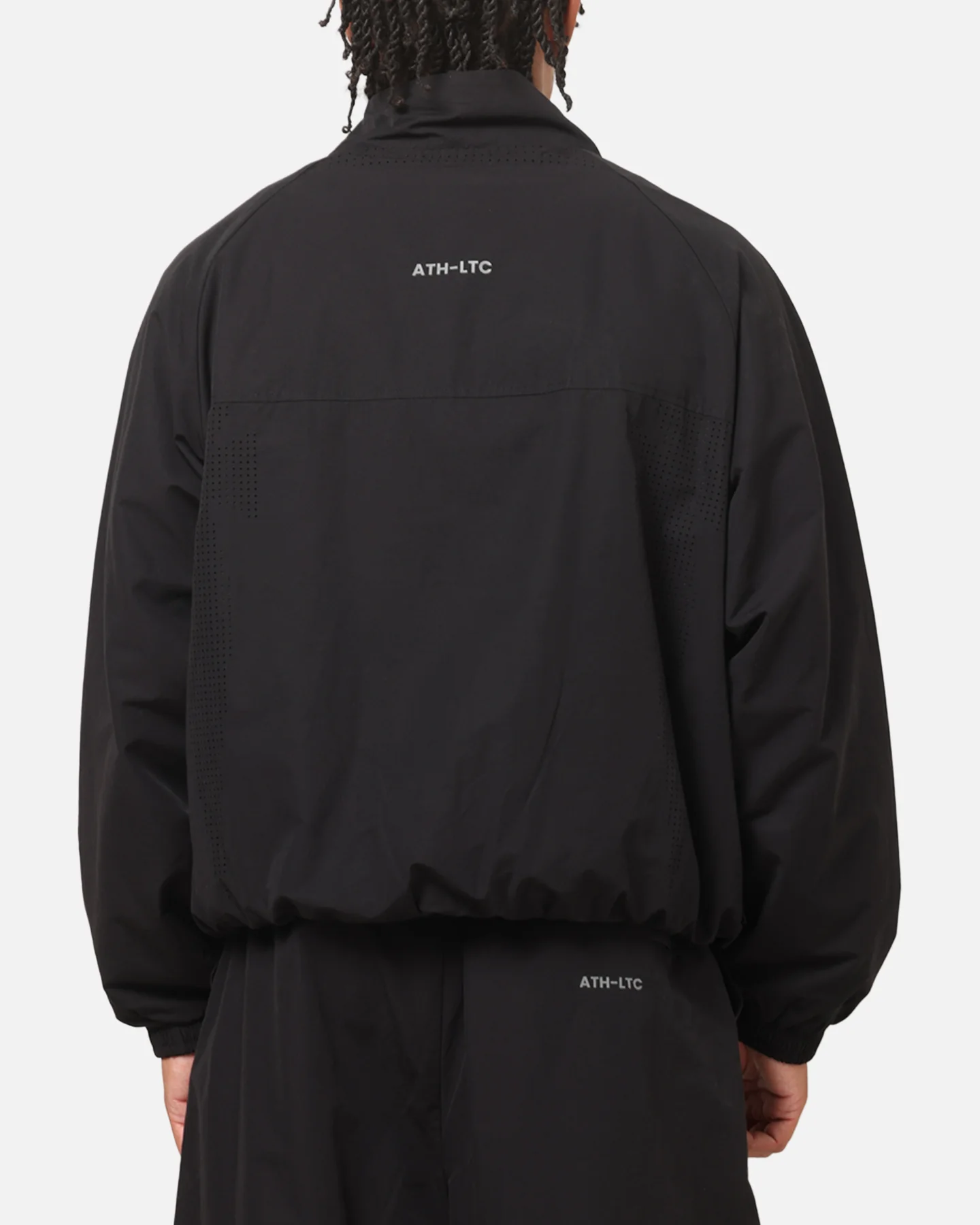 Saint Morta Athltc Windbreaker Jacket Black - Image 2
