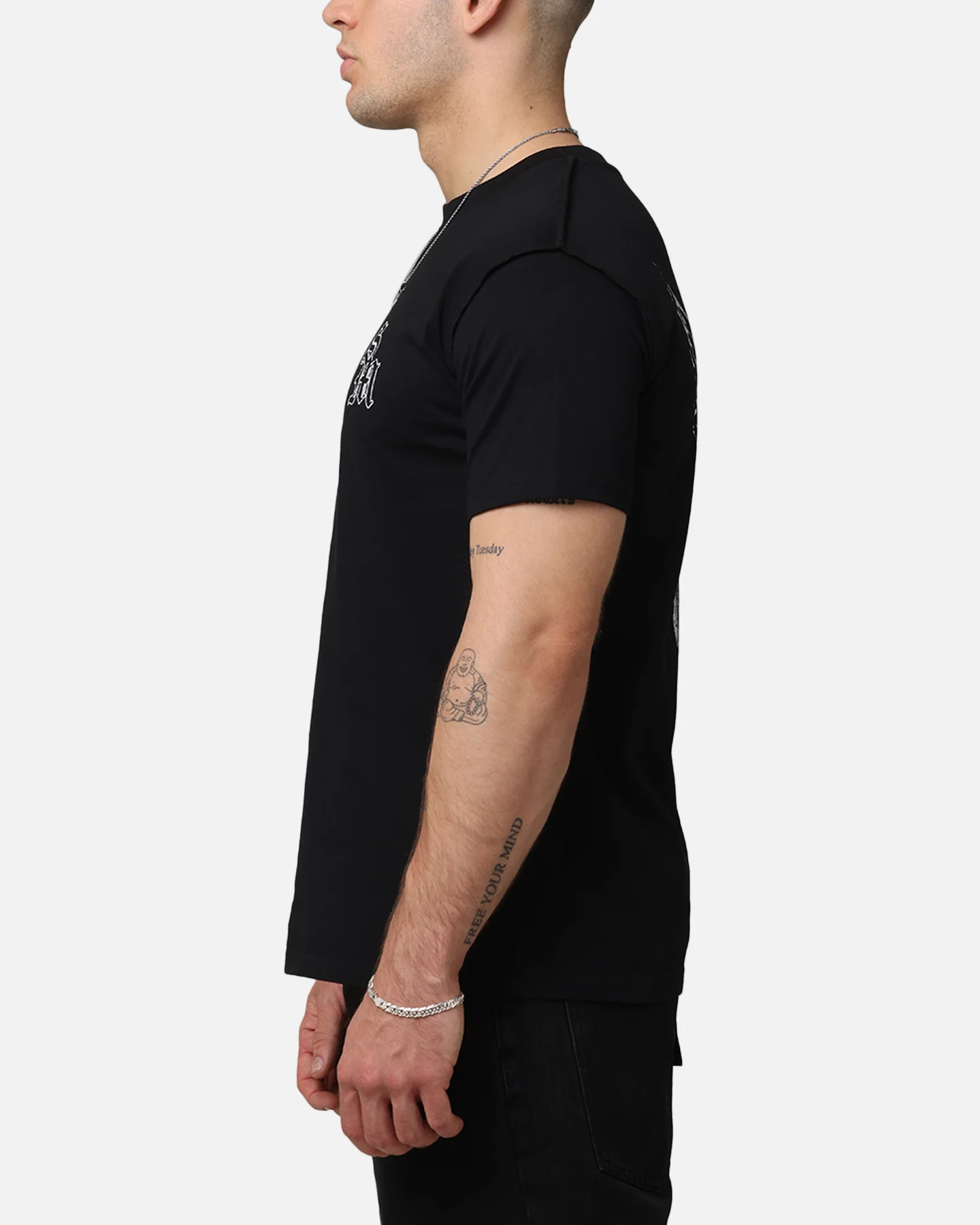 Saint Morta Augustine Lafayette T-Shirt Black - Image 6