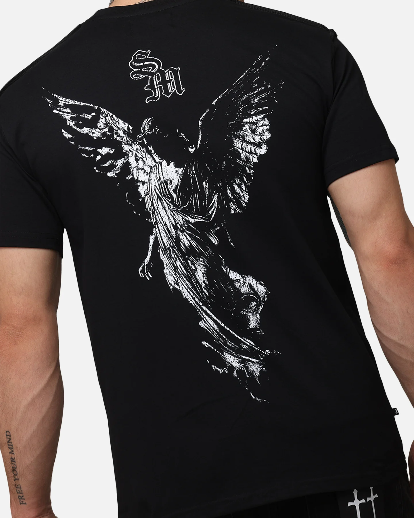 Saint Morta Augustine Lafayette T-Shirt Black - Image 7