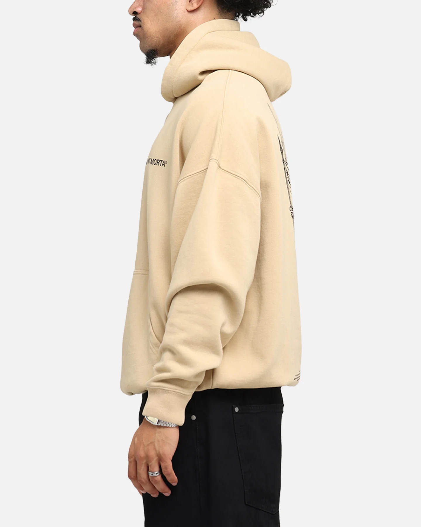 Saint Morta Awakening Boxy Hoodie Stone - Image 6