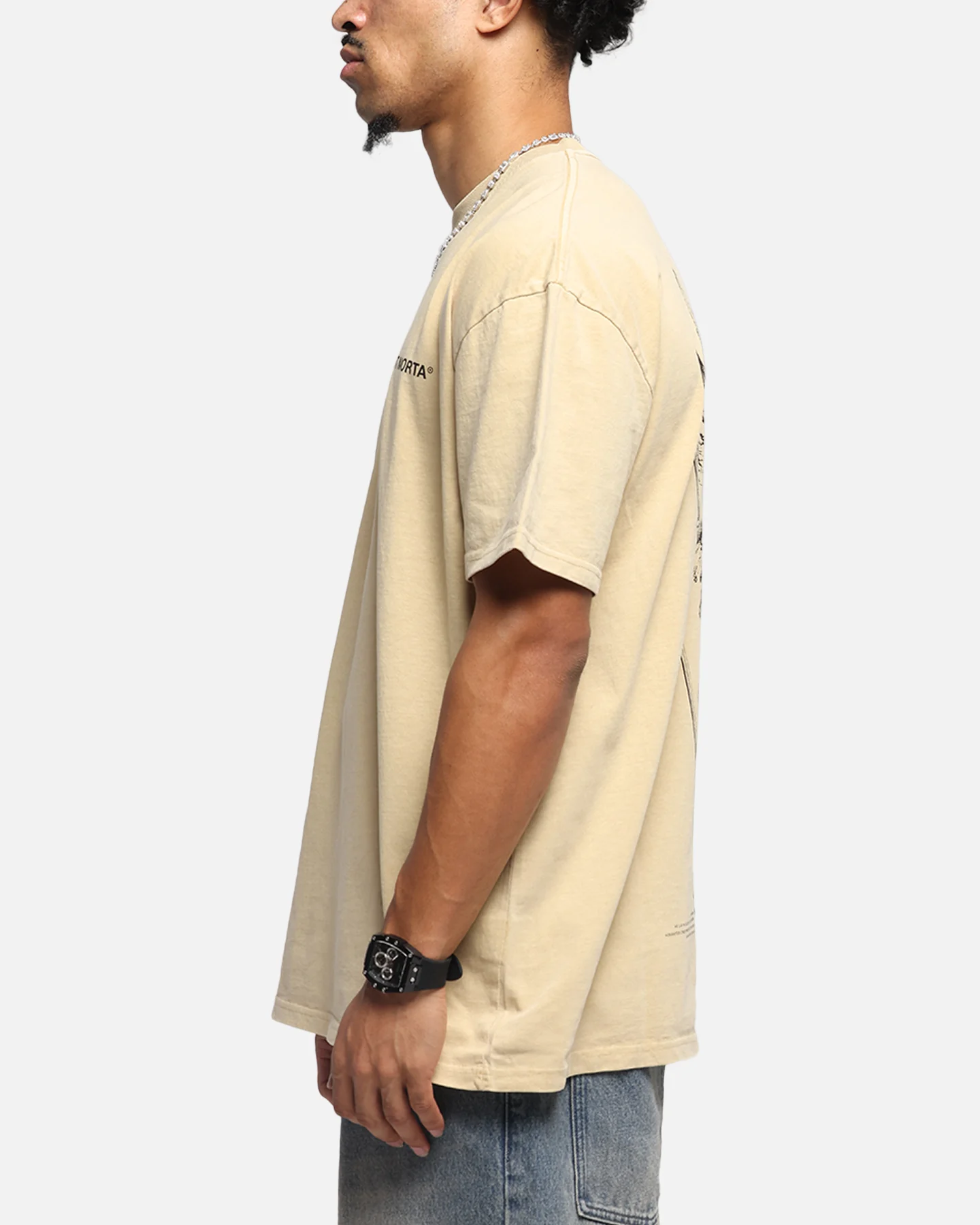 Saint Morta Awakening Boxy T-Shirt Stone - Image 6