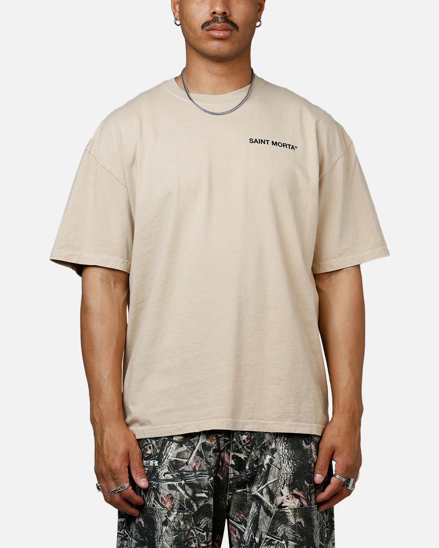 Saint Morta Awakening Heavyweight T-Shirt Stone - Image 2