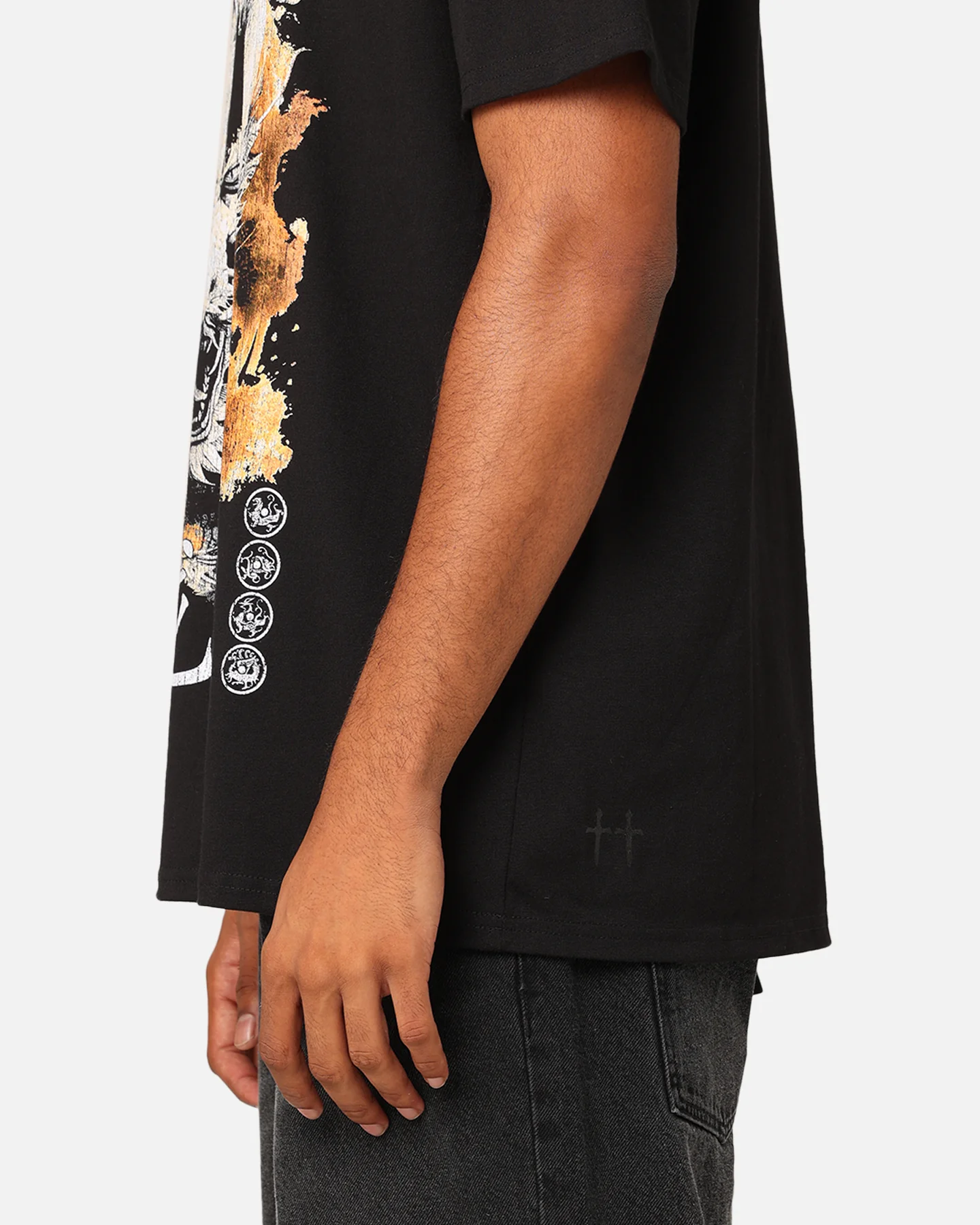 Saint Morta Azure Dragon T-Shirt Black - Image 6