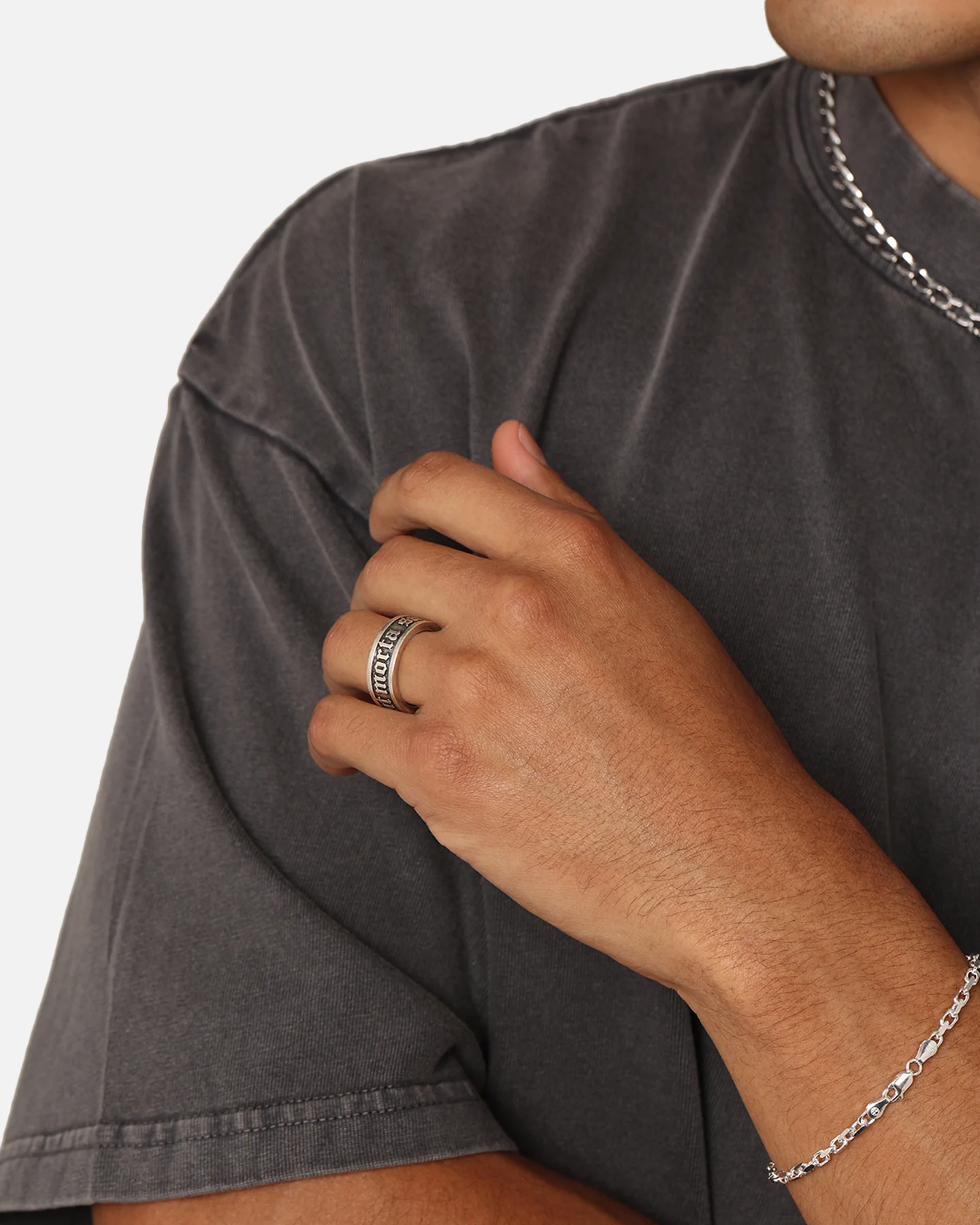 Saint Morta Band Ring Stainless Steel - Image 3