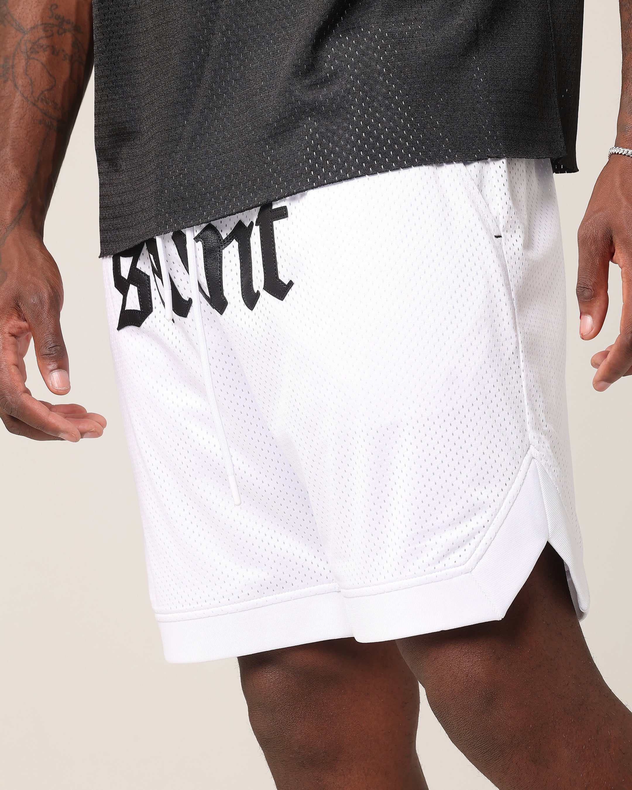 Saint Morta Cambronne Basketball Short White - Image 5