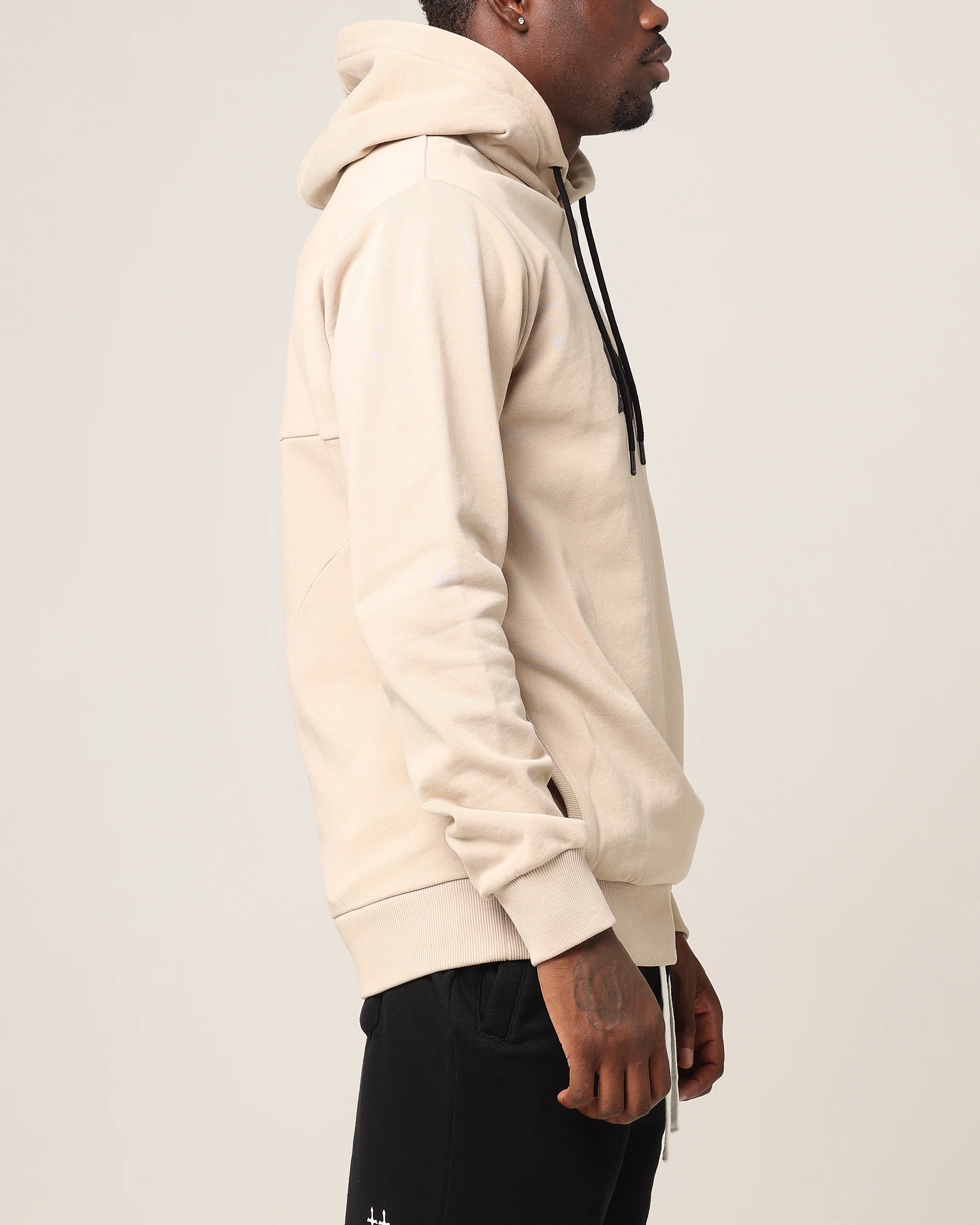 Saint Morta Cambronne Hoodie Stone/Black - Image 4