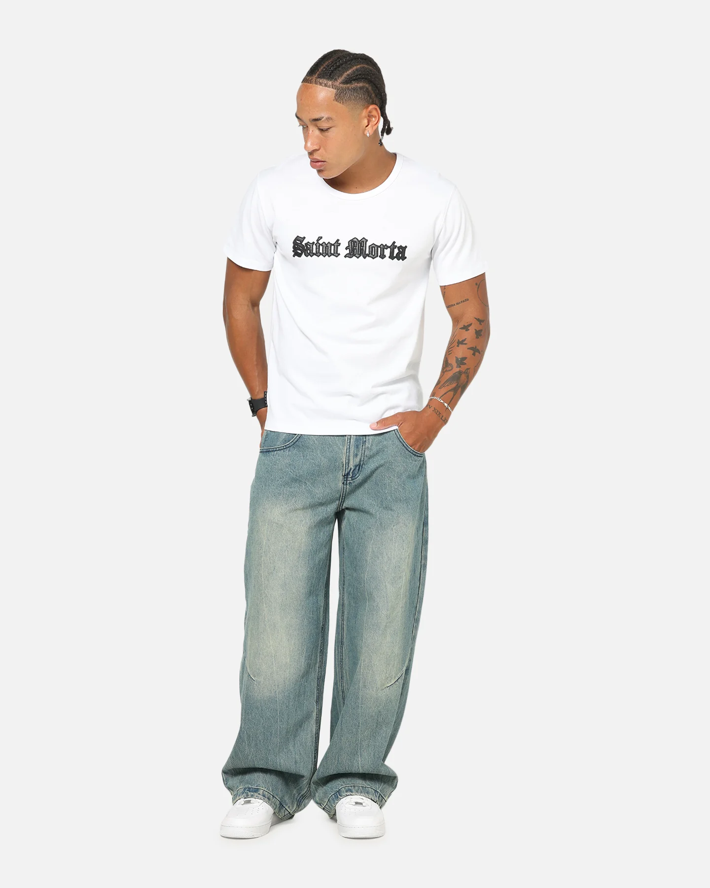 Saint Morta Cathedra El Corto T-Shirt White - Image 2