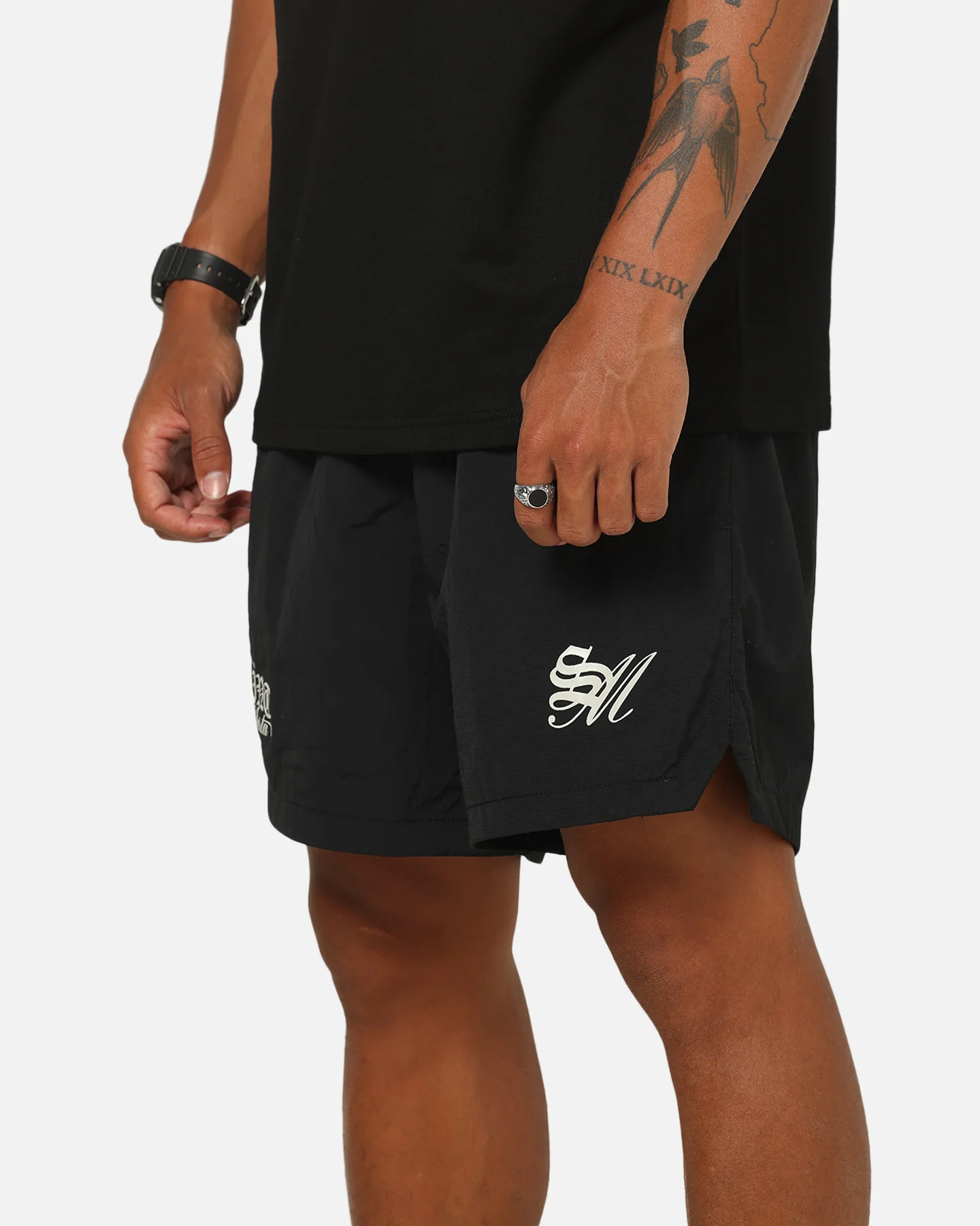 Saint Morta Cavalier Beach Shorts Black - Image 3
