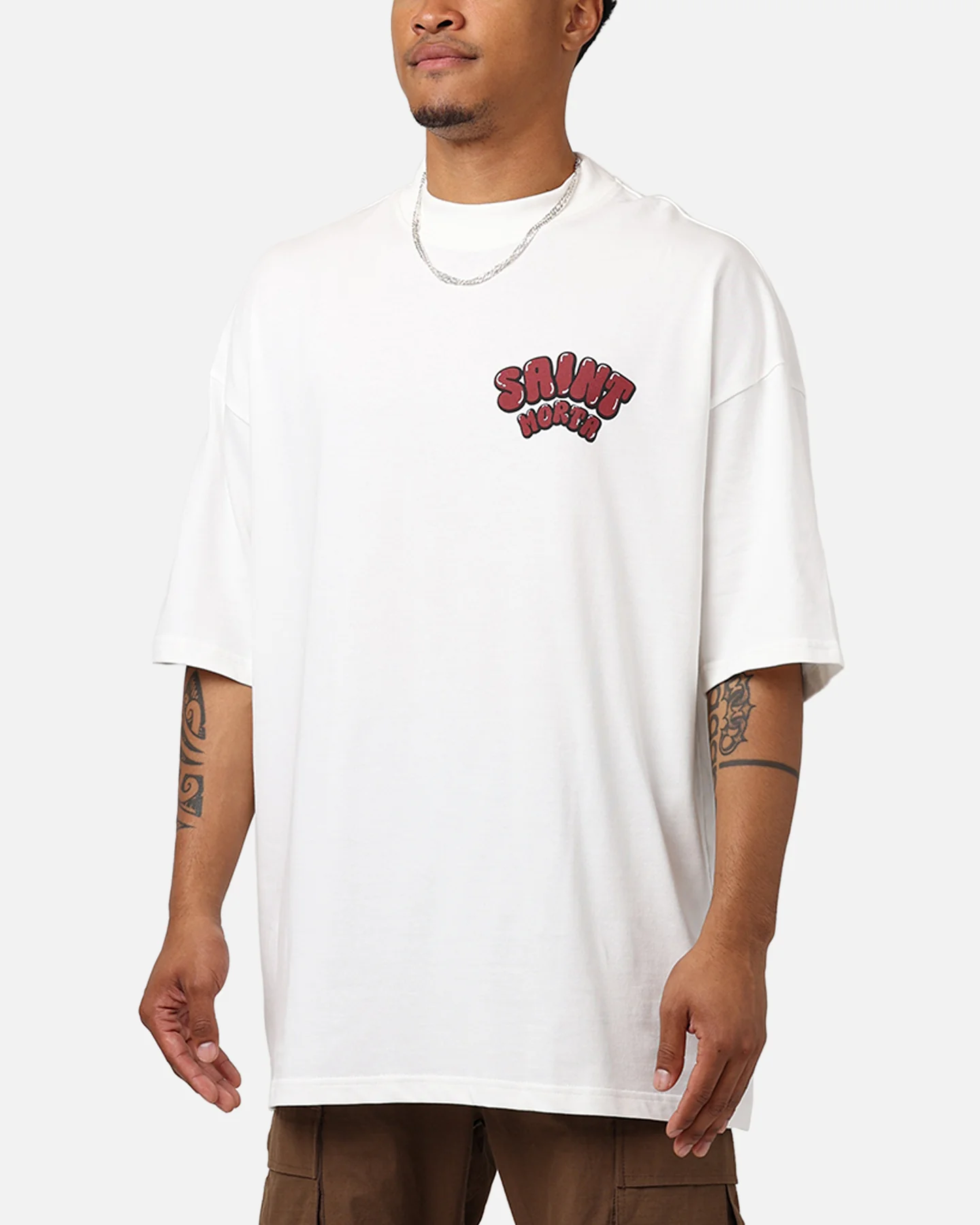 Saint Morta Cherry Temptation T-Shirt Off White - Image 8
