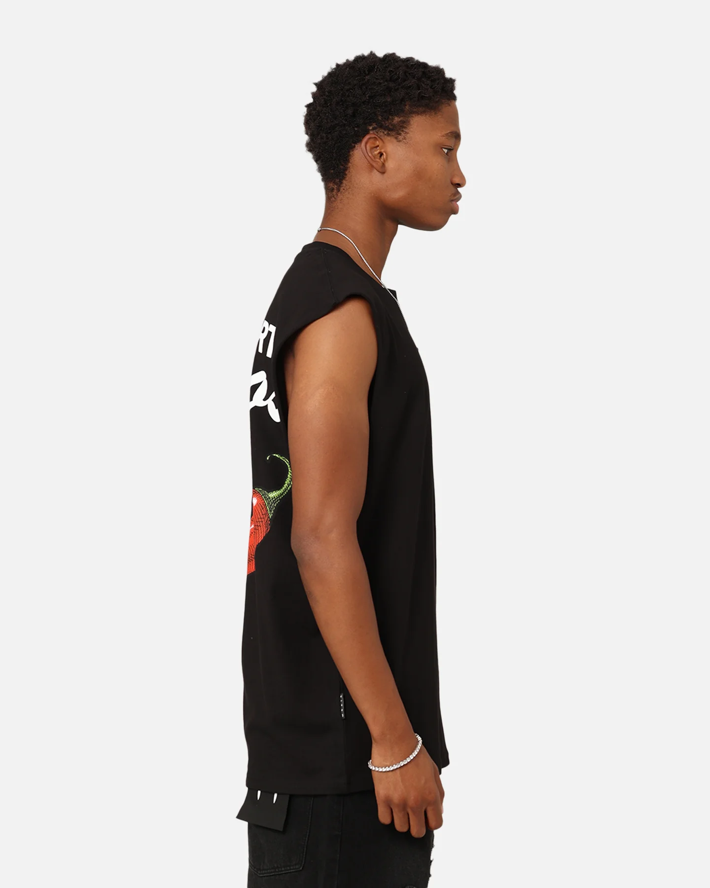 Saint Morta Chilli Fusion Muscle T-Shirt Black - Image 6