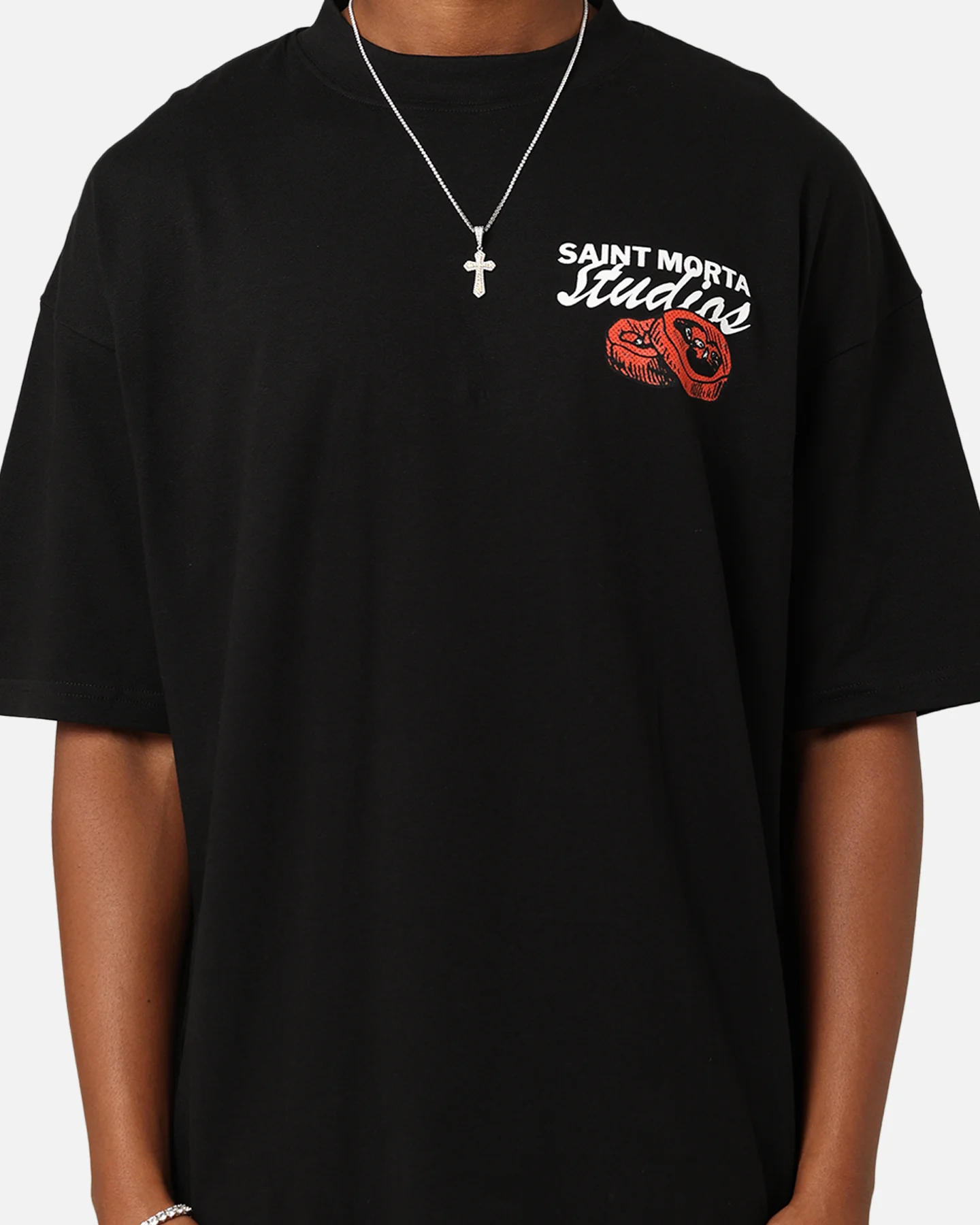 Saint Morta Chilli Fusion T-Shirt Black - Image 4