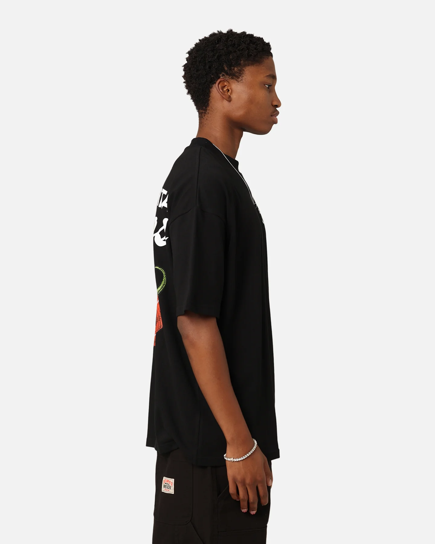 Saint Morta Chilli Fusion T-Shirt Black - Image 6