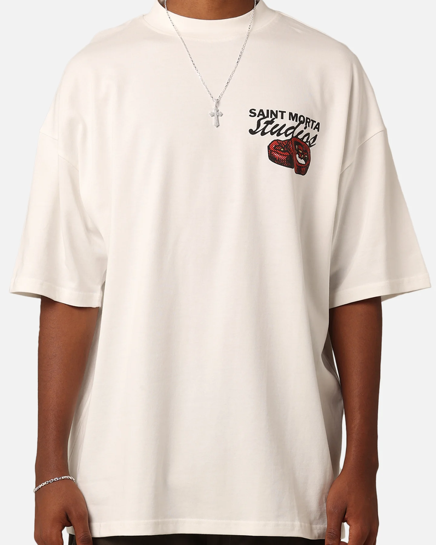Saint Morta Chilli Fusion T-Shirt Off White - Image 4