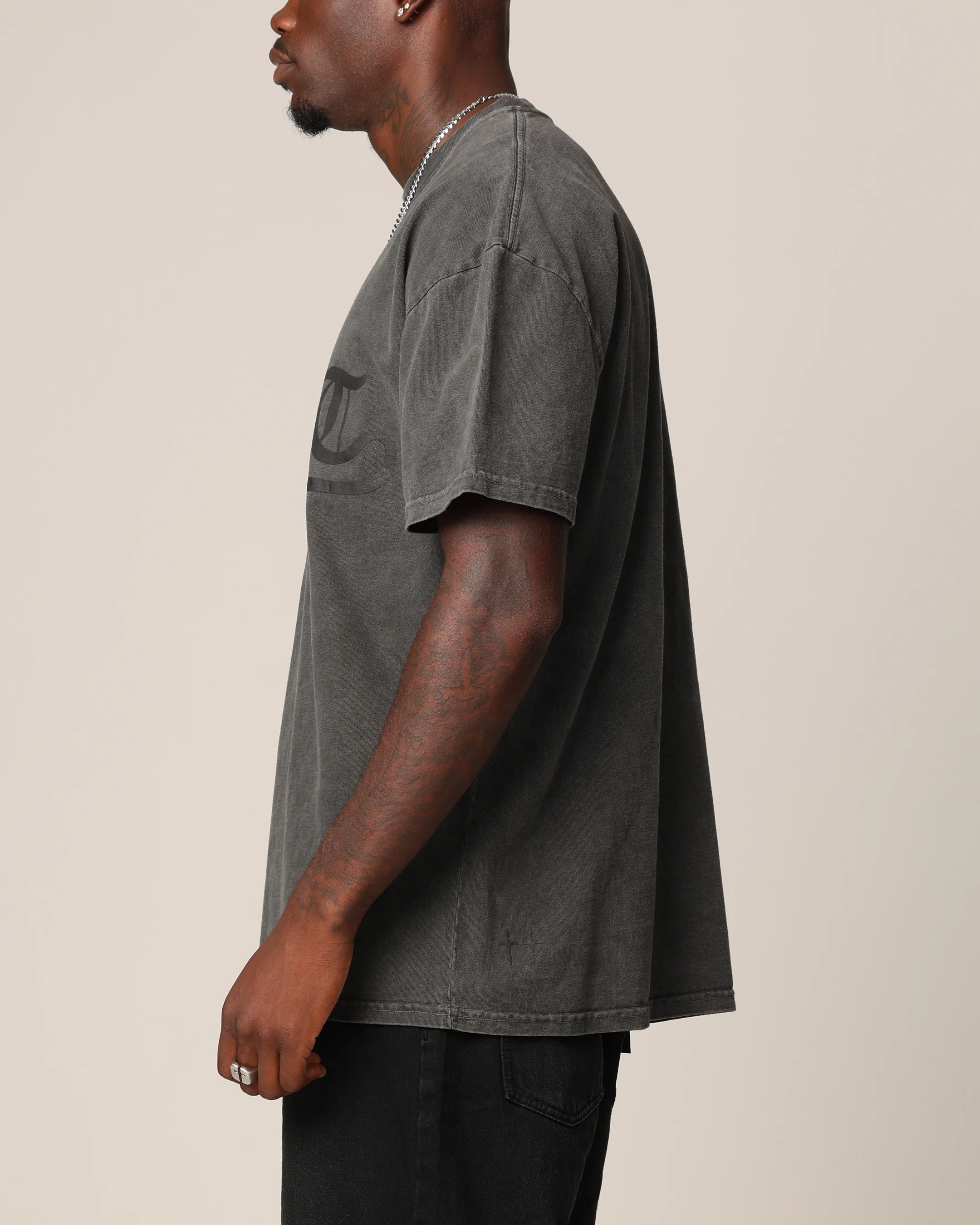 Saint Morta Chroma T-Shirt Black Wash - Image 5