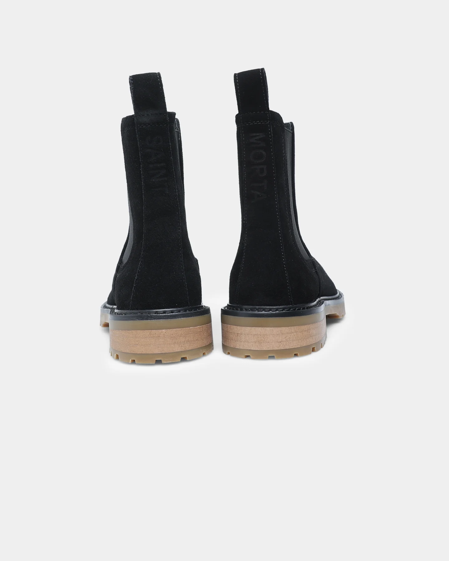 Saint Morta Chunky Chelsea Boot Black/Gum - Image 3