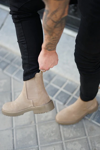 Saint Morta Chunky Chelsea Boot Tan - Image 4