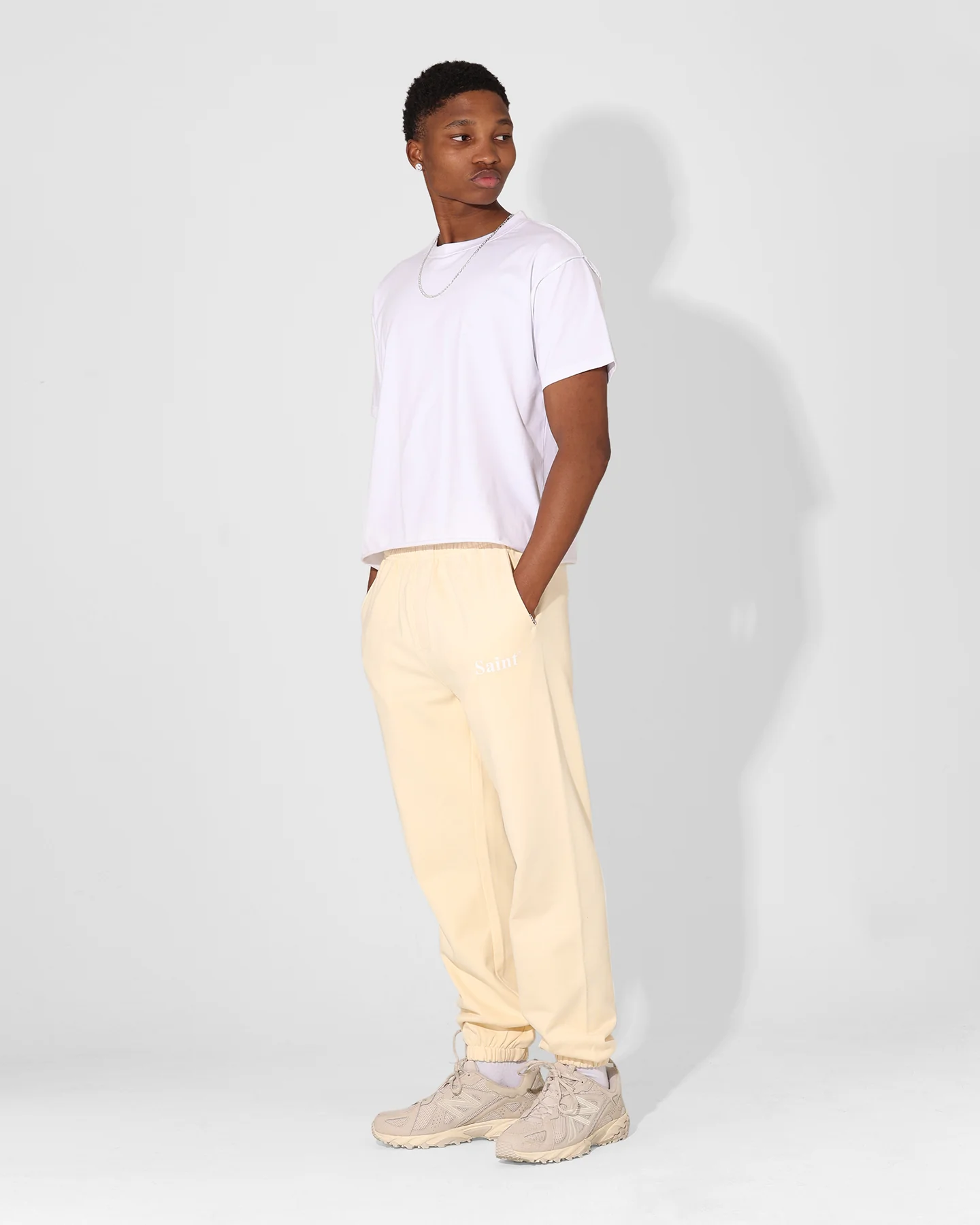 Saint Morta Classique Sweatpants Off White - Image 2