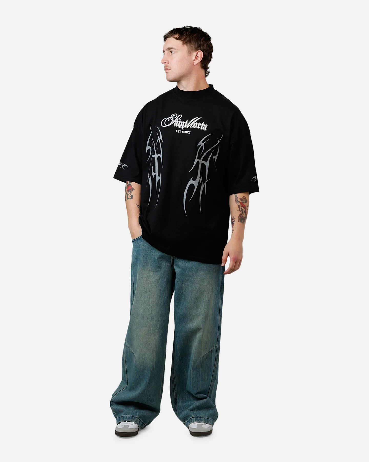 Saint Morta Consortium T-Shirt Black - Image 3