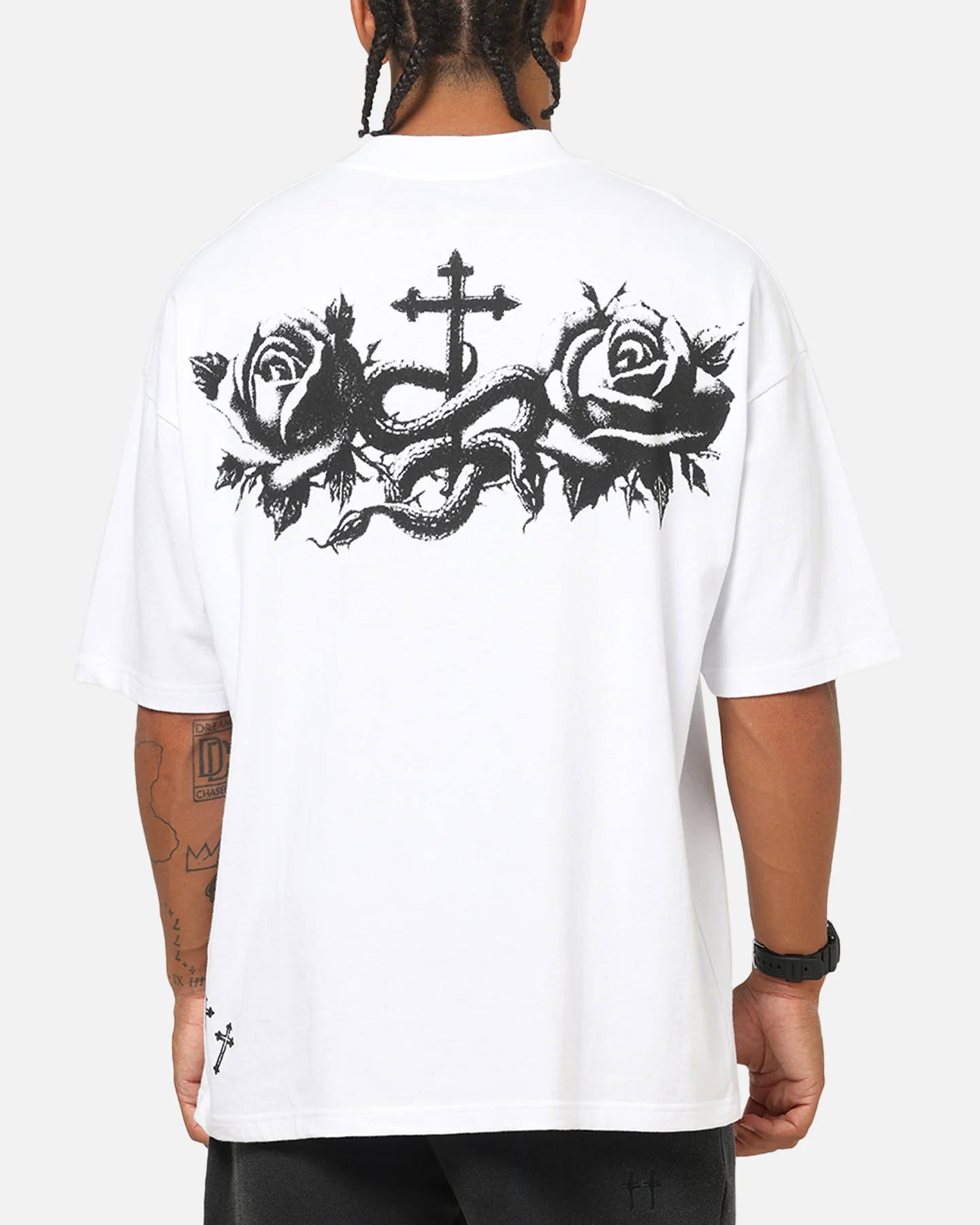 Saint Morta Conviction Mock Neck T-Shirt White