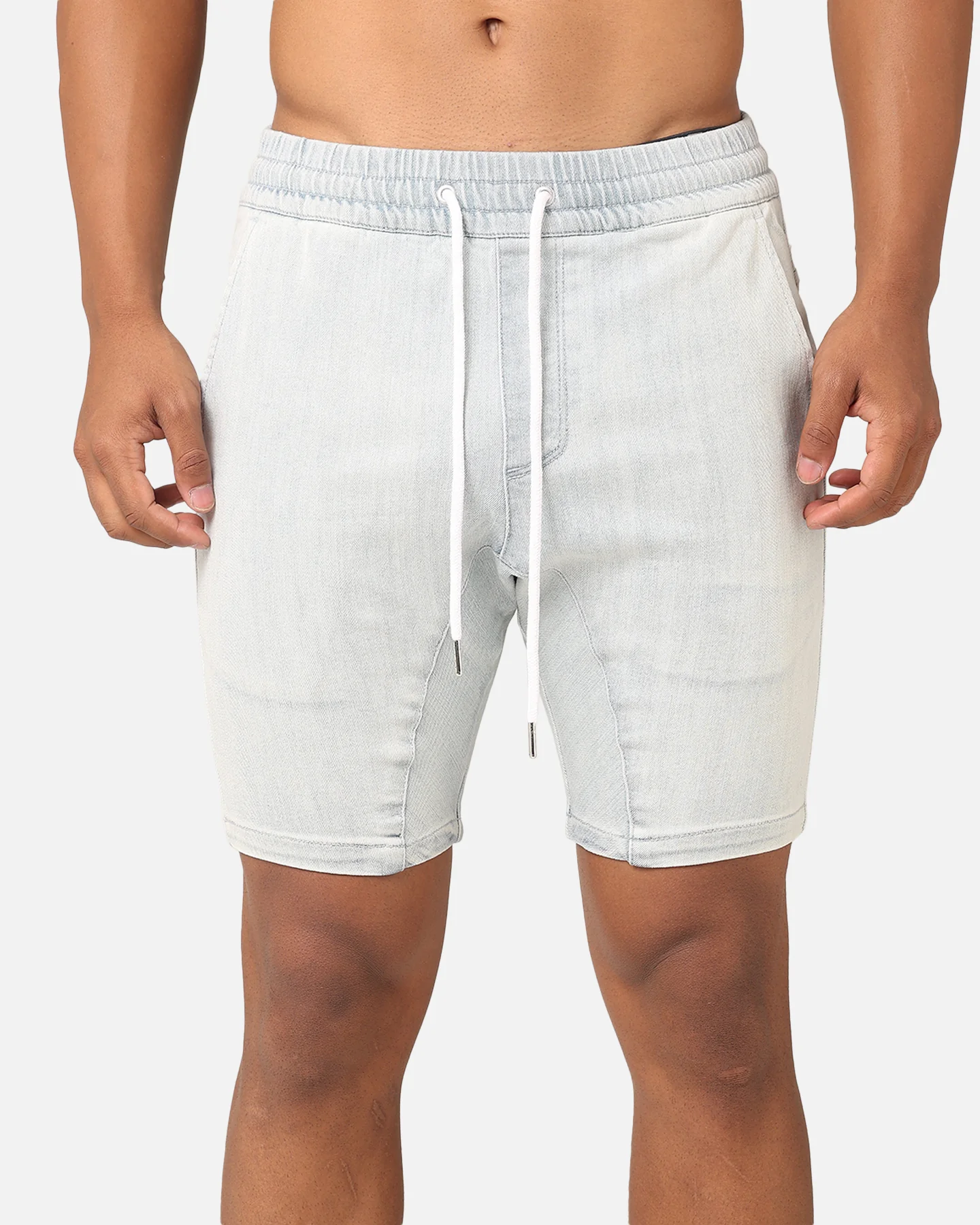 Saint Morta Correr Denim Shorts Light Blue - Image 7