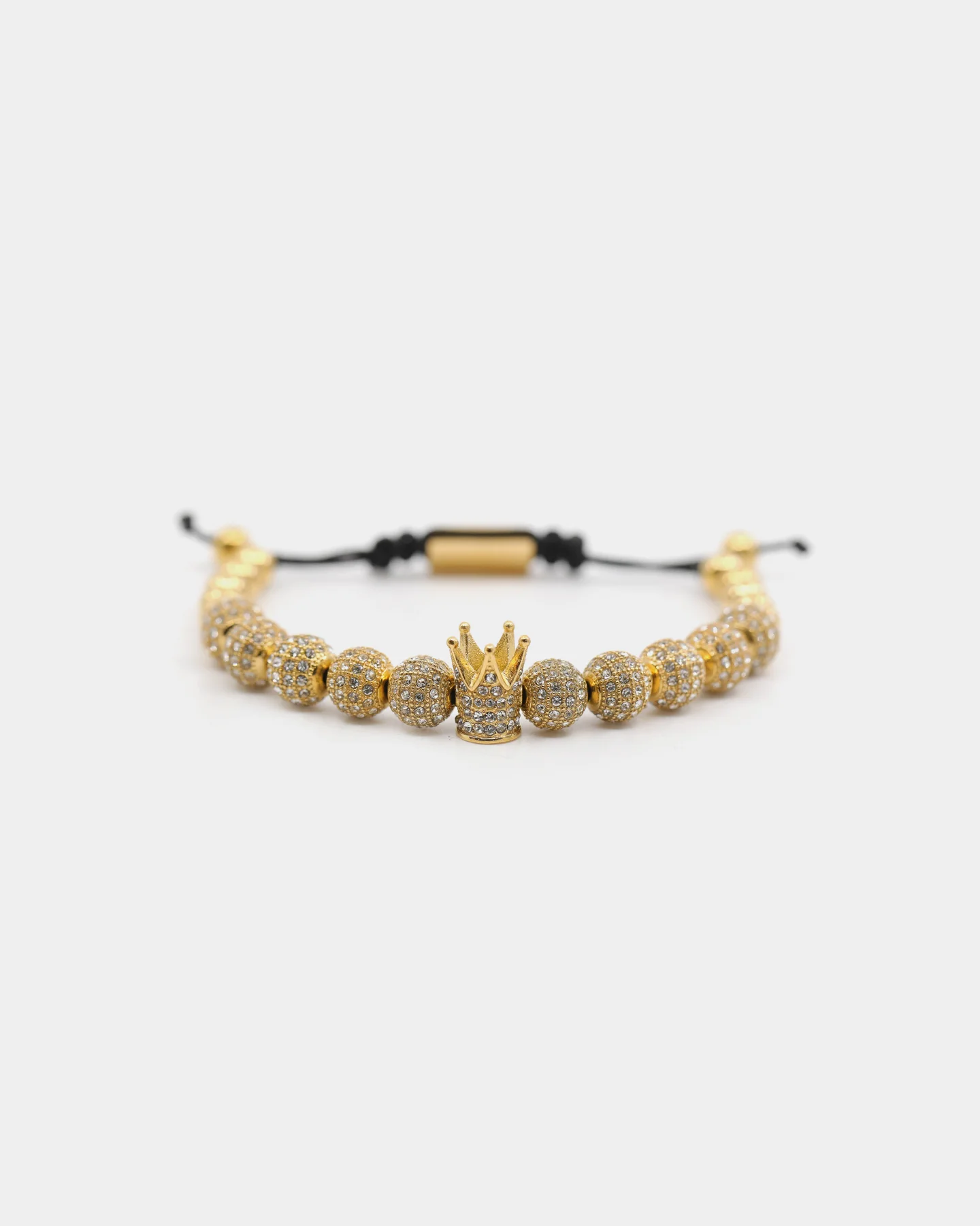 Saint Morta Crown Bracelet Iced Gold - Image 3