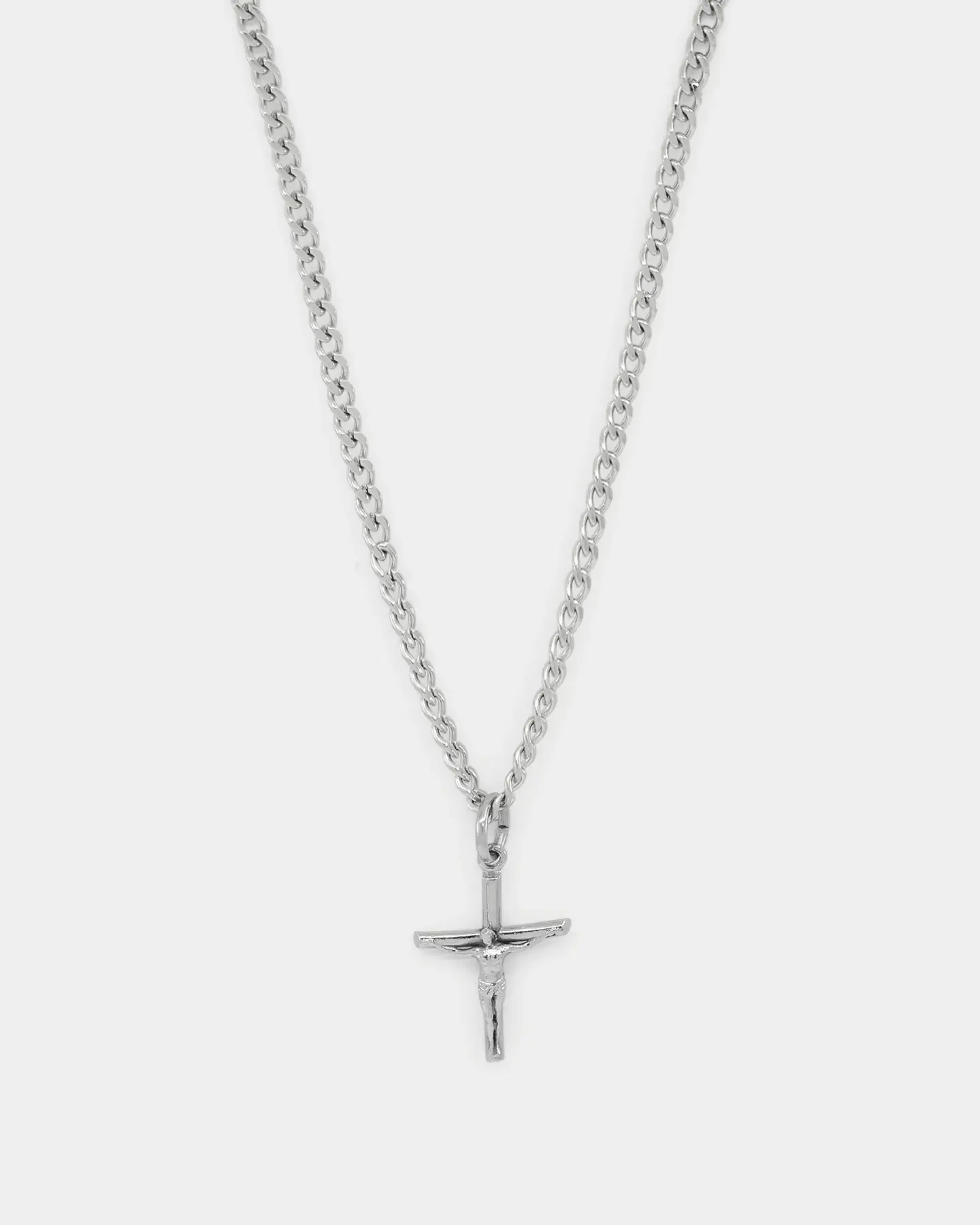 Saint Morta Crucifix Pendant White Gold - Image 2