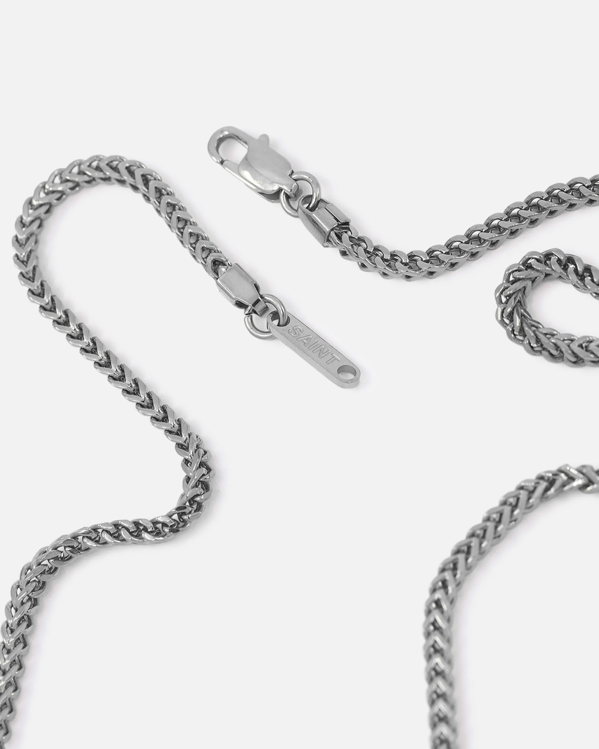 Saint Morta Dagger Franco Necklace White Gold - Image 6