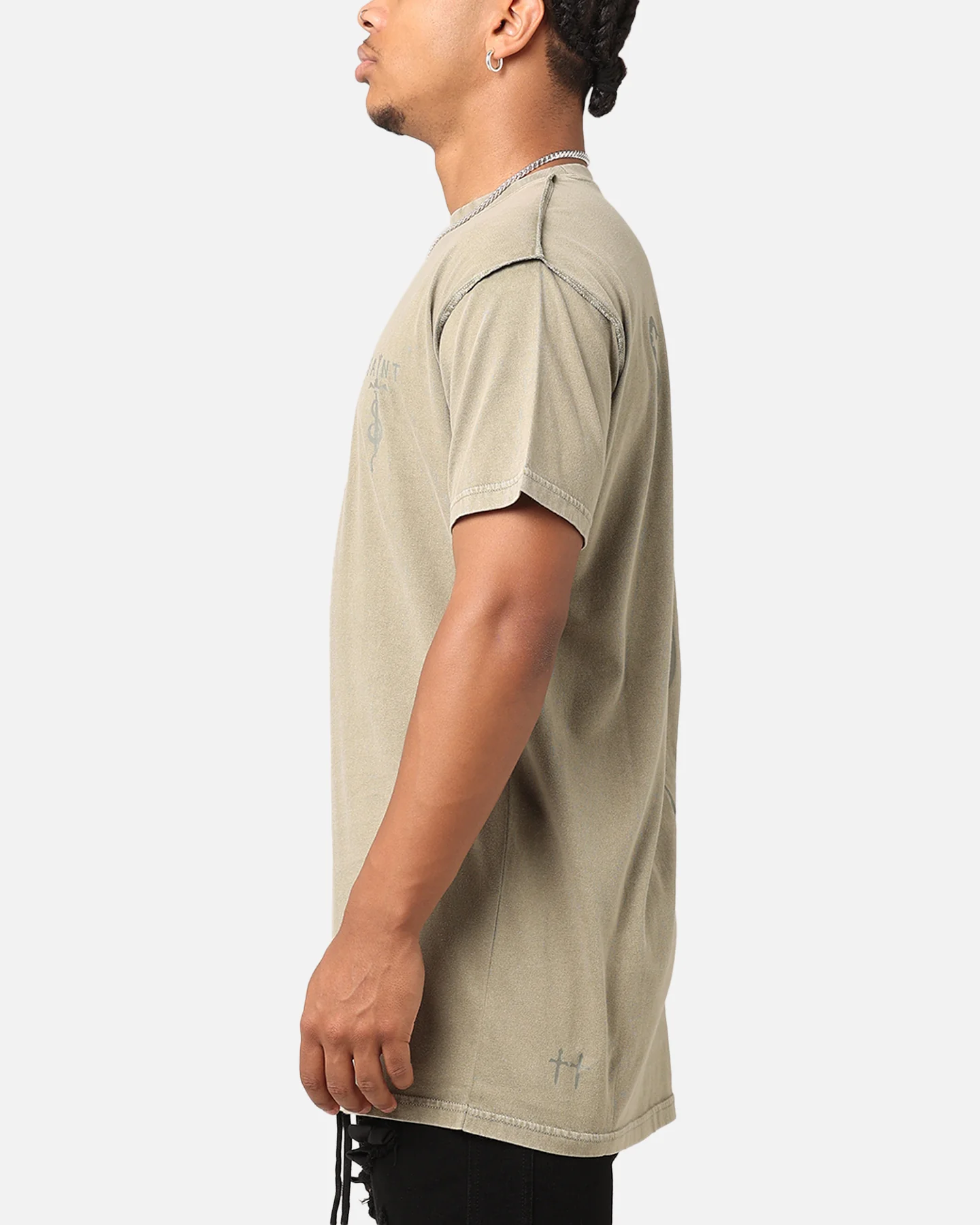 Saint Morta Daggers Lafayette T-Shirt Vintage Khaki - Image 5