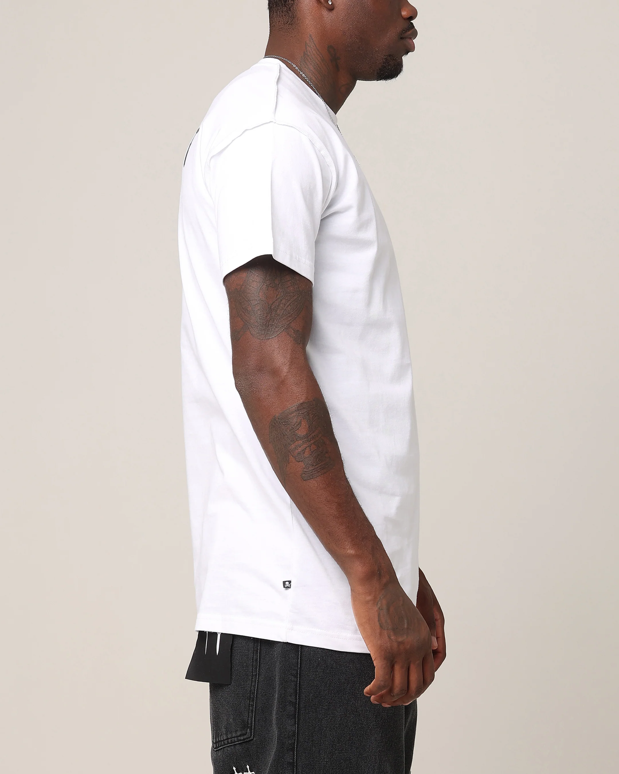 Saint Morta Daggers Lafayette T-Shirt White/Black - Image 5