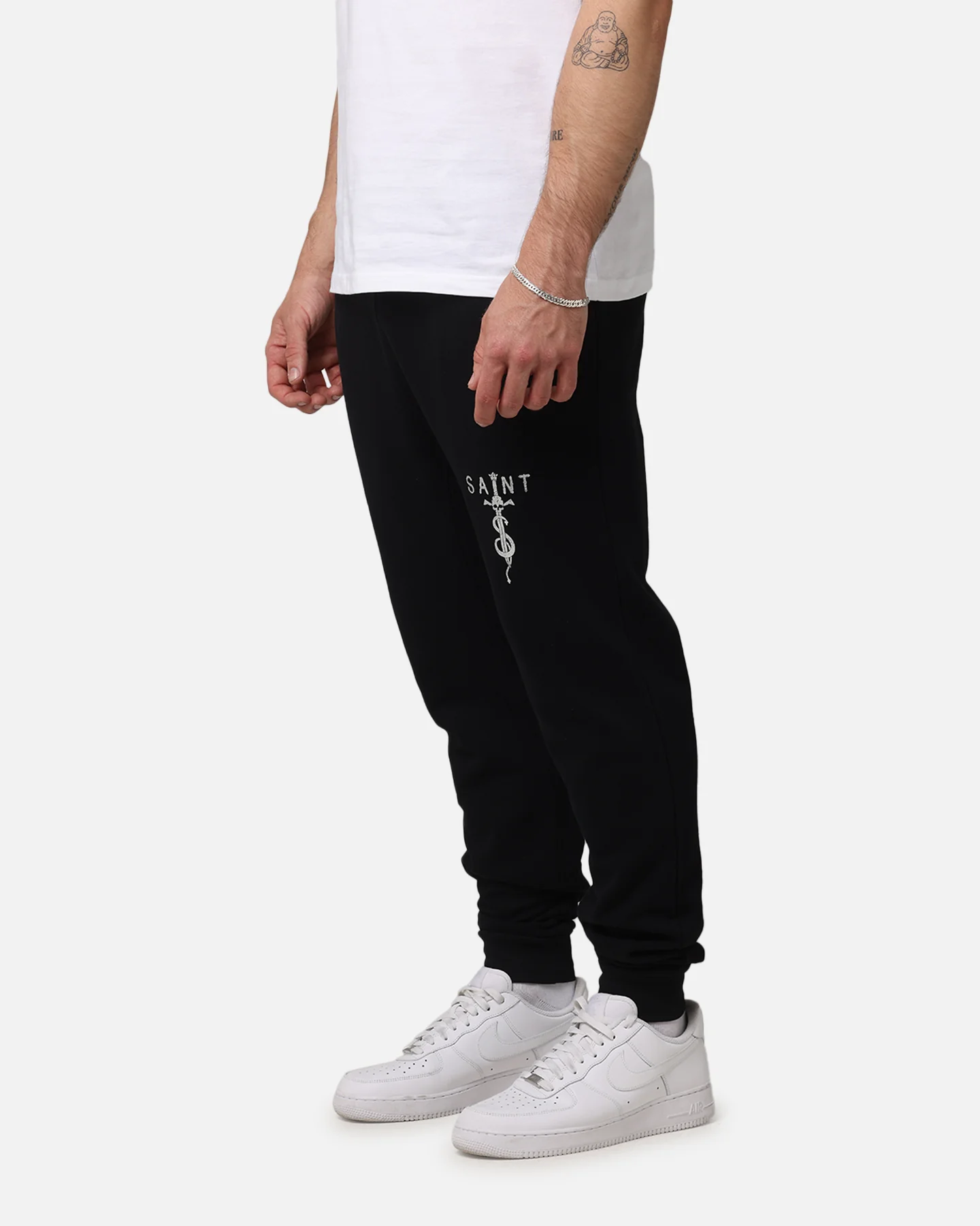 Saint Morta Daggers Sweatpants Black/Silver - Image 6